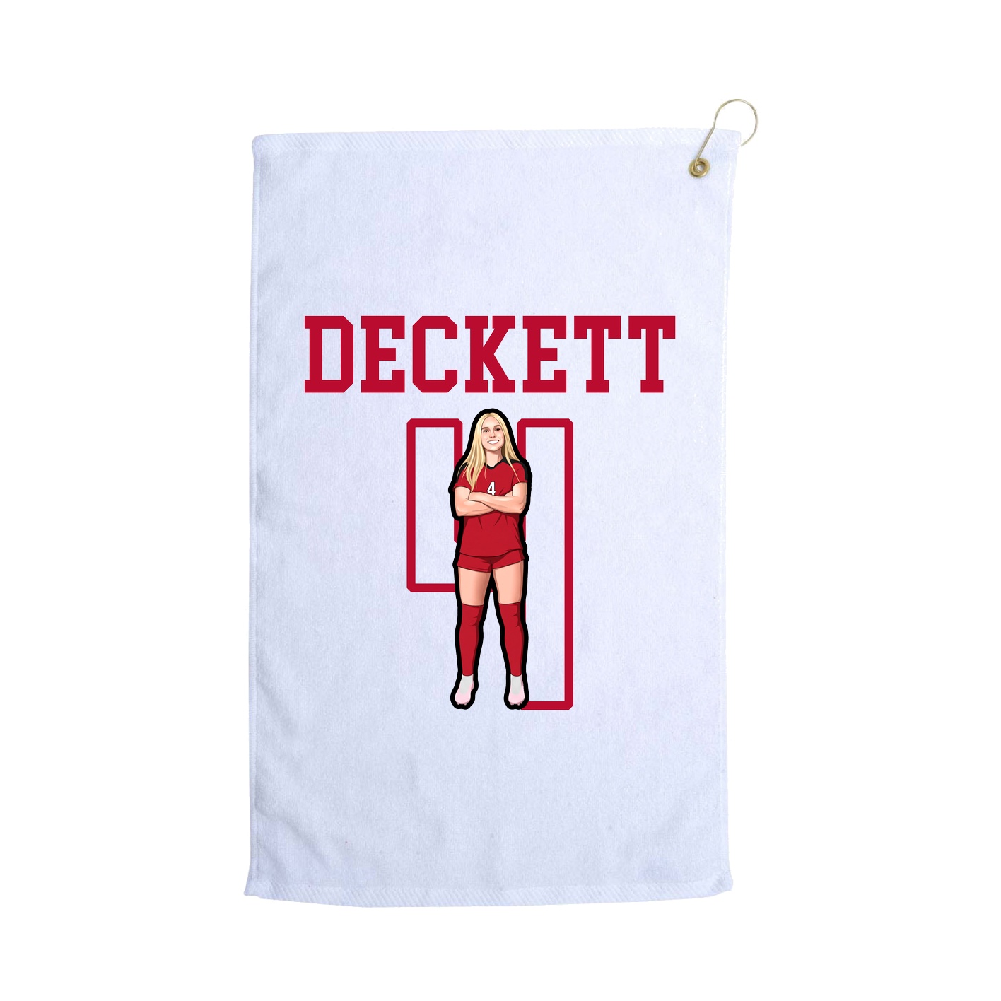 Golf Towel — Shirsey in White