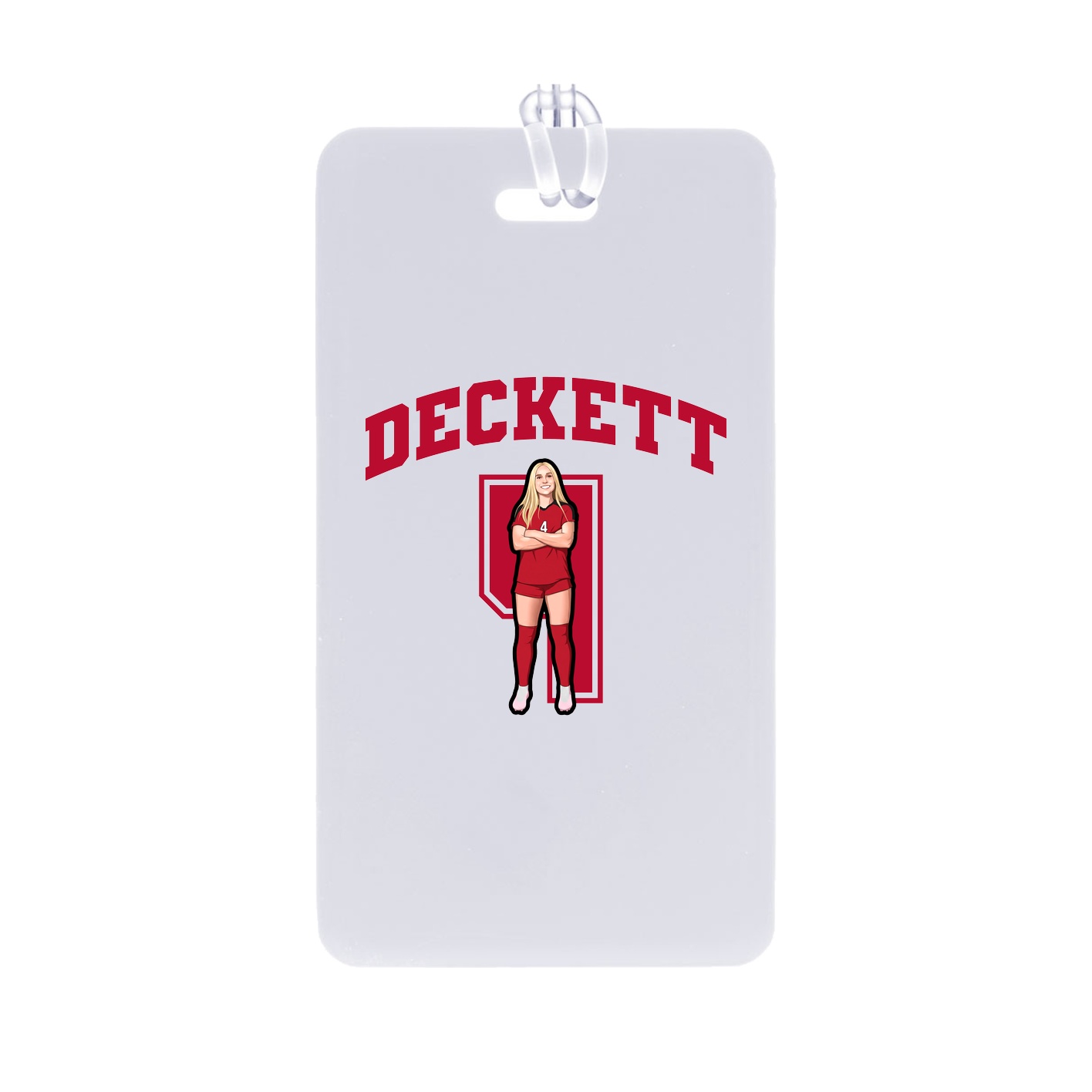 Bag Tag — Number in Classic