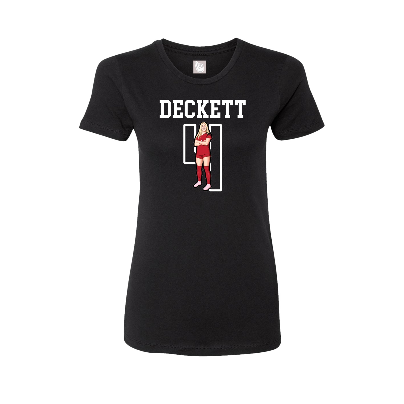 Fitted Women's Tee — Shirsey in Black