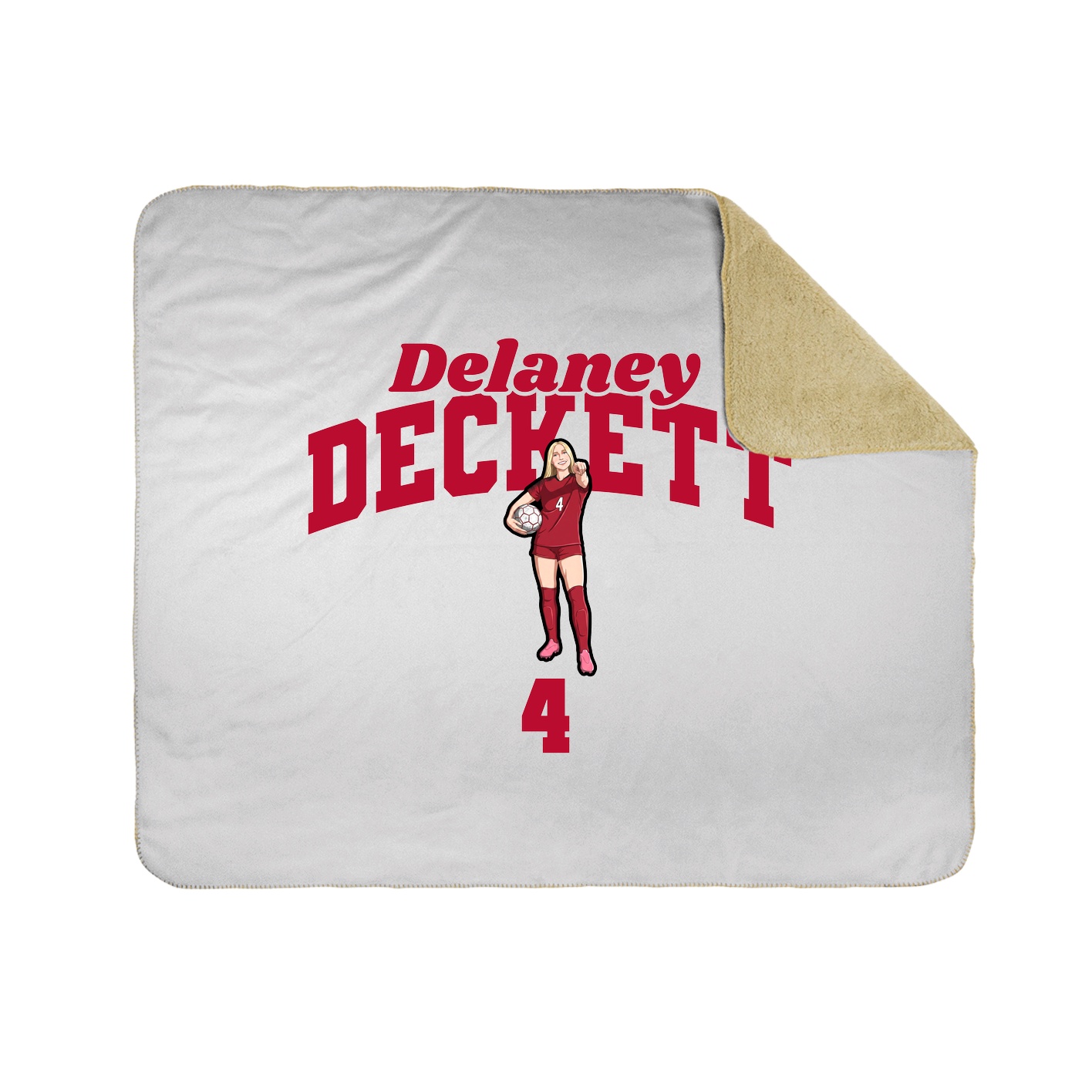 Throw Blanket — Signature Arch in White