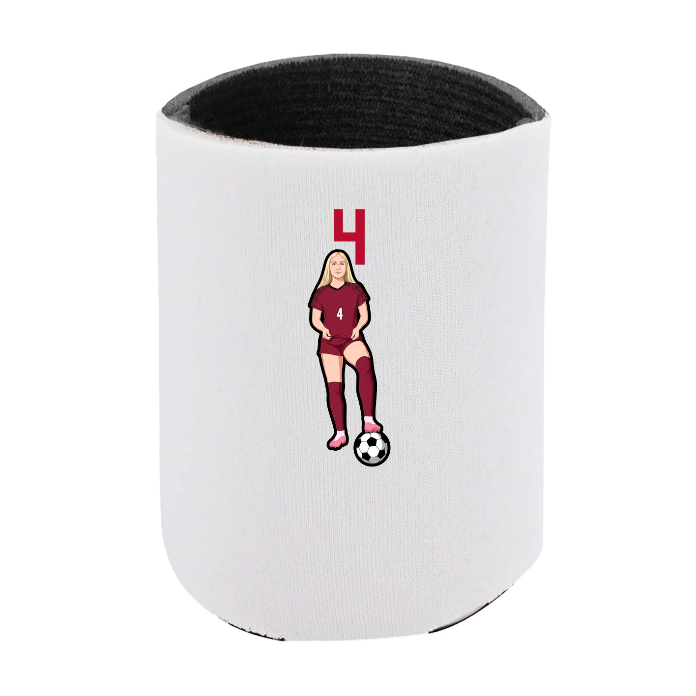 Can Holder — Number Top in White