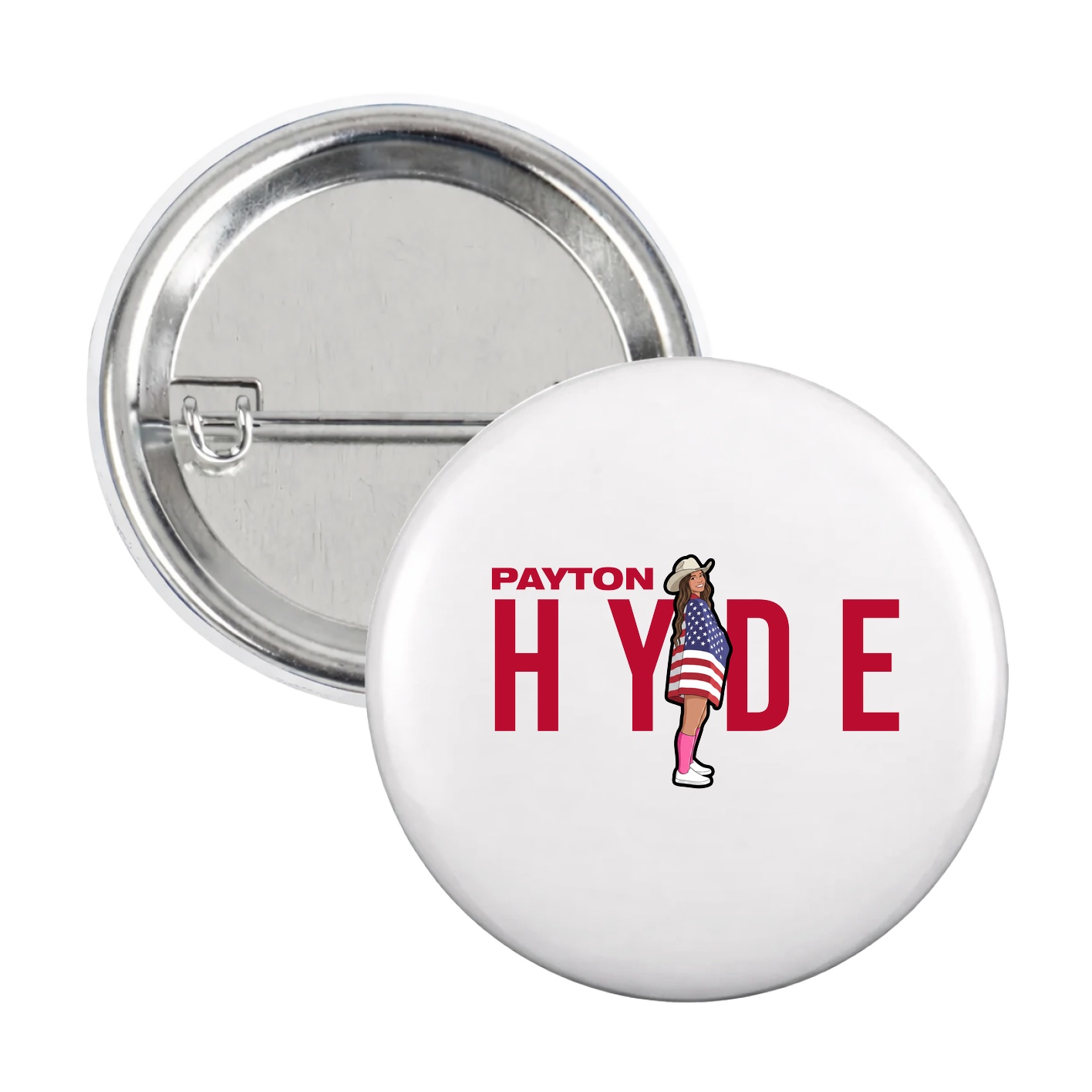 Game Day Button — Player Name in White