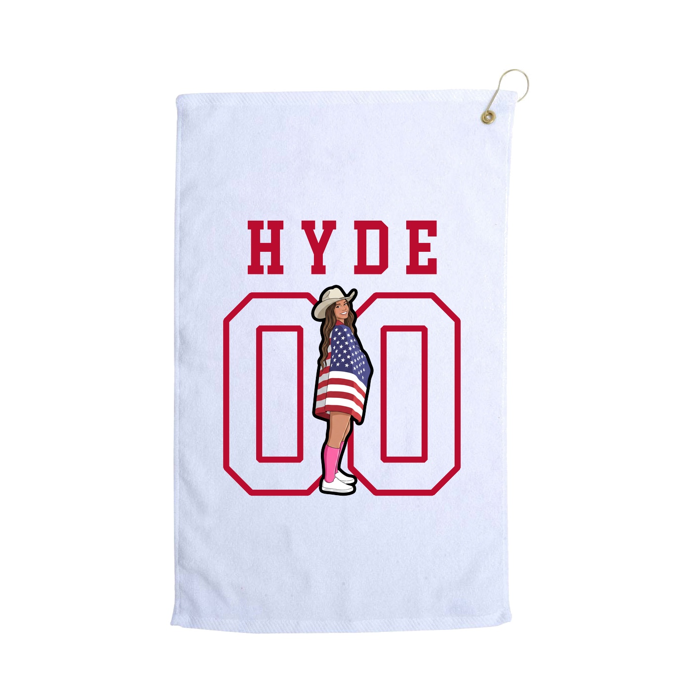 Golf Towel — Shirsey in White