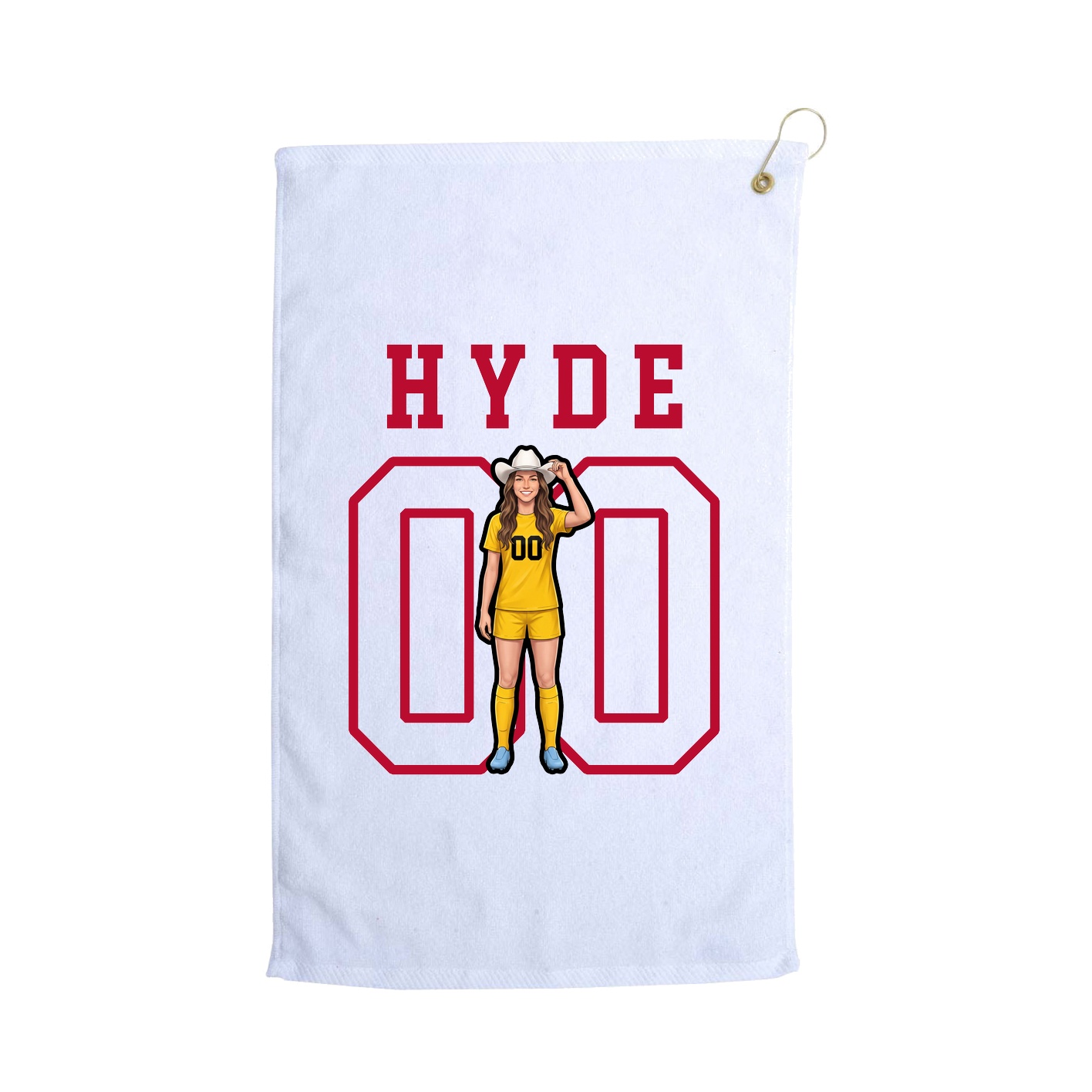 Golf Towel — Shirsey in White