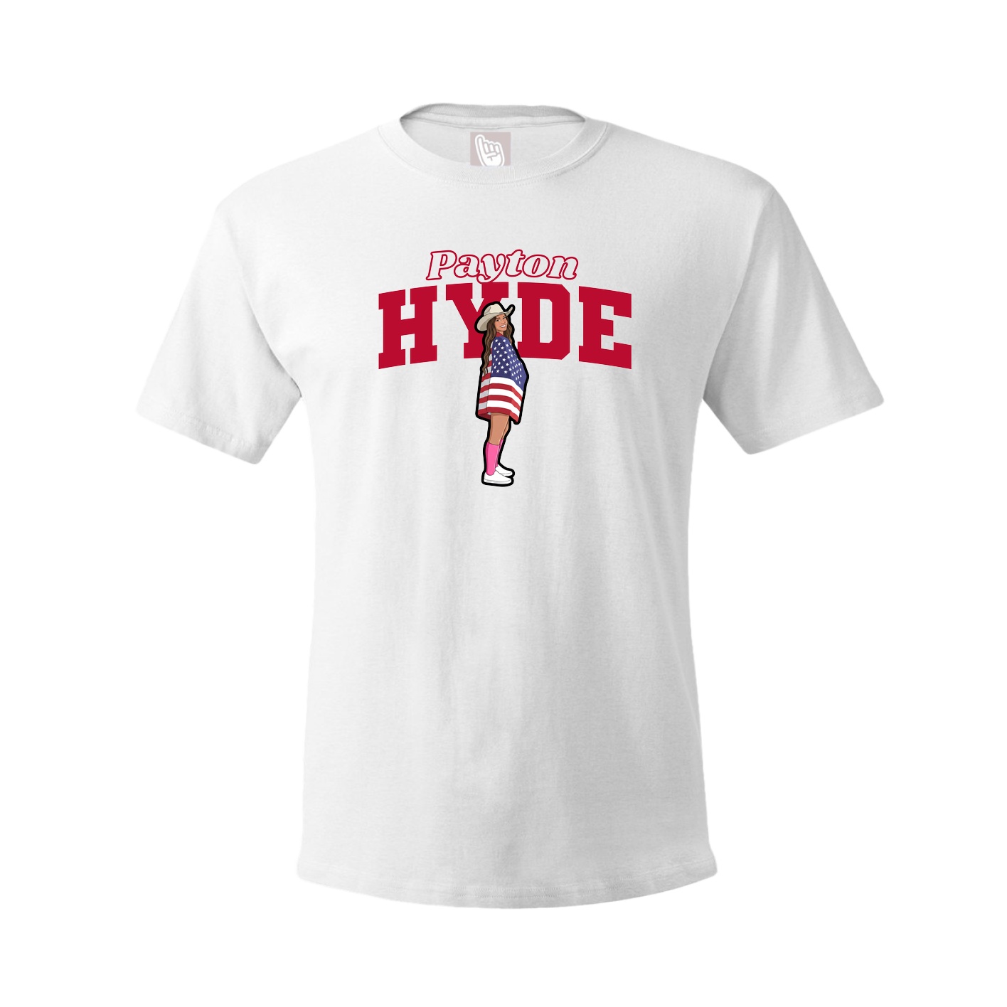 Tee — Name Arch in White