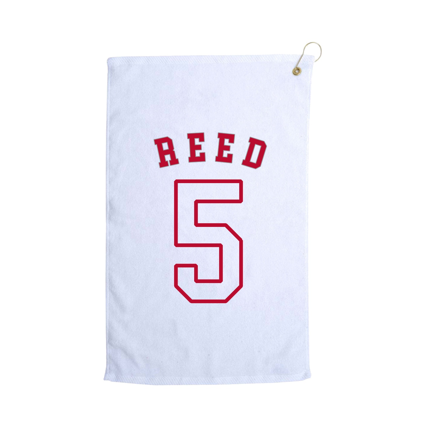 Golf Towel — Shirsey Arch in White