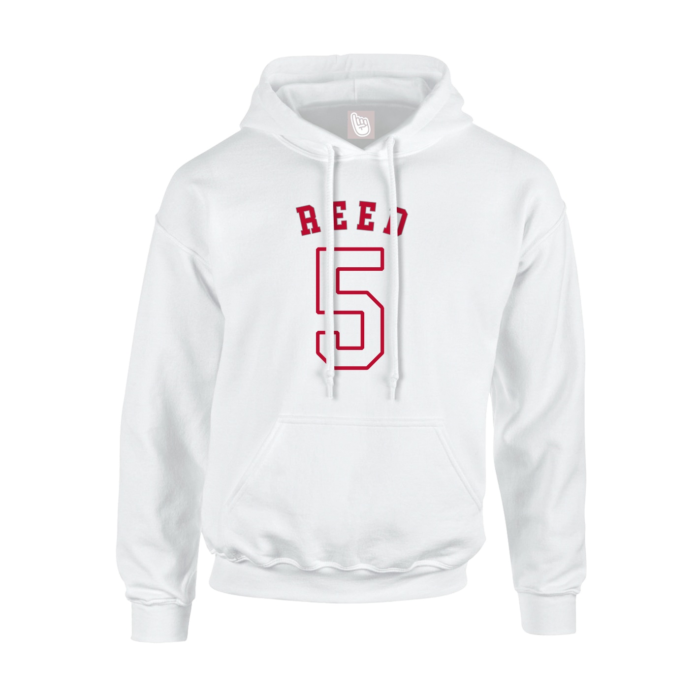 Hoodie — Shirsey Arch in White