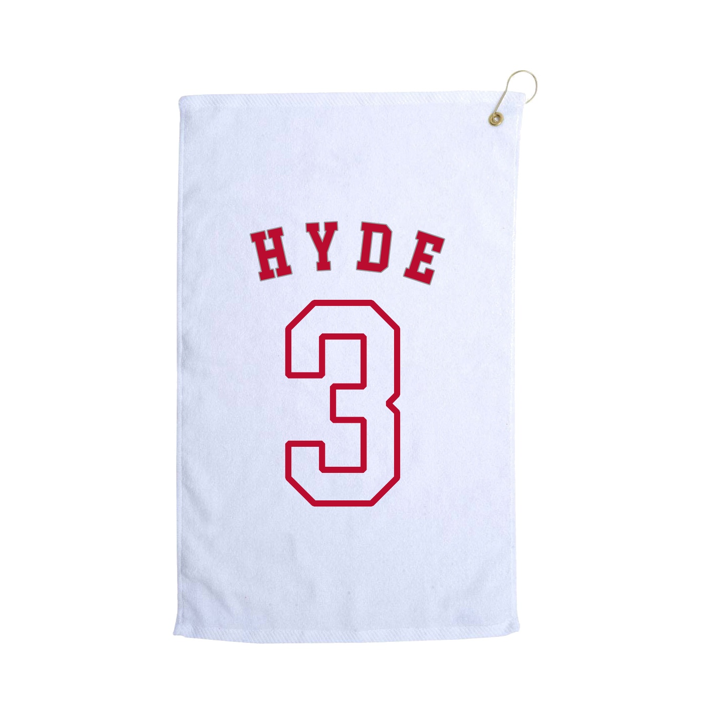 Golf Towel — Shirsey Arch in White
