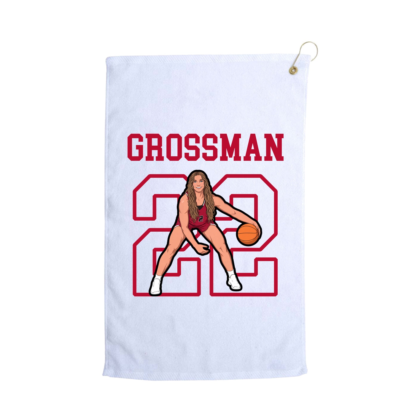 Golf Towel — Shirsey in White