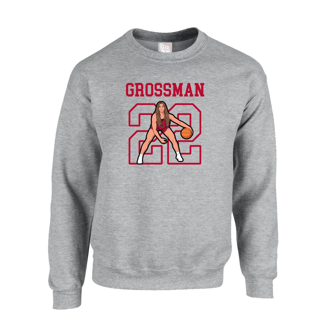 Fleece Crew — Shirsey in Grey