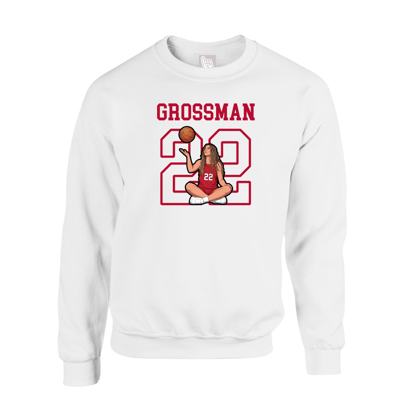 Fleece Crew — Shirsey in White