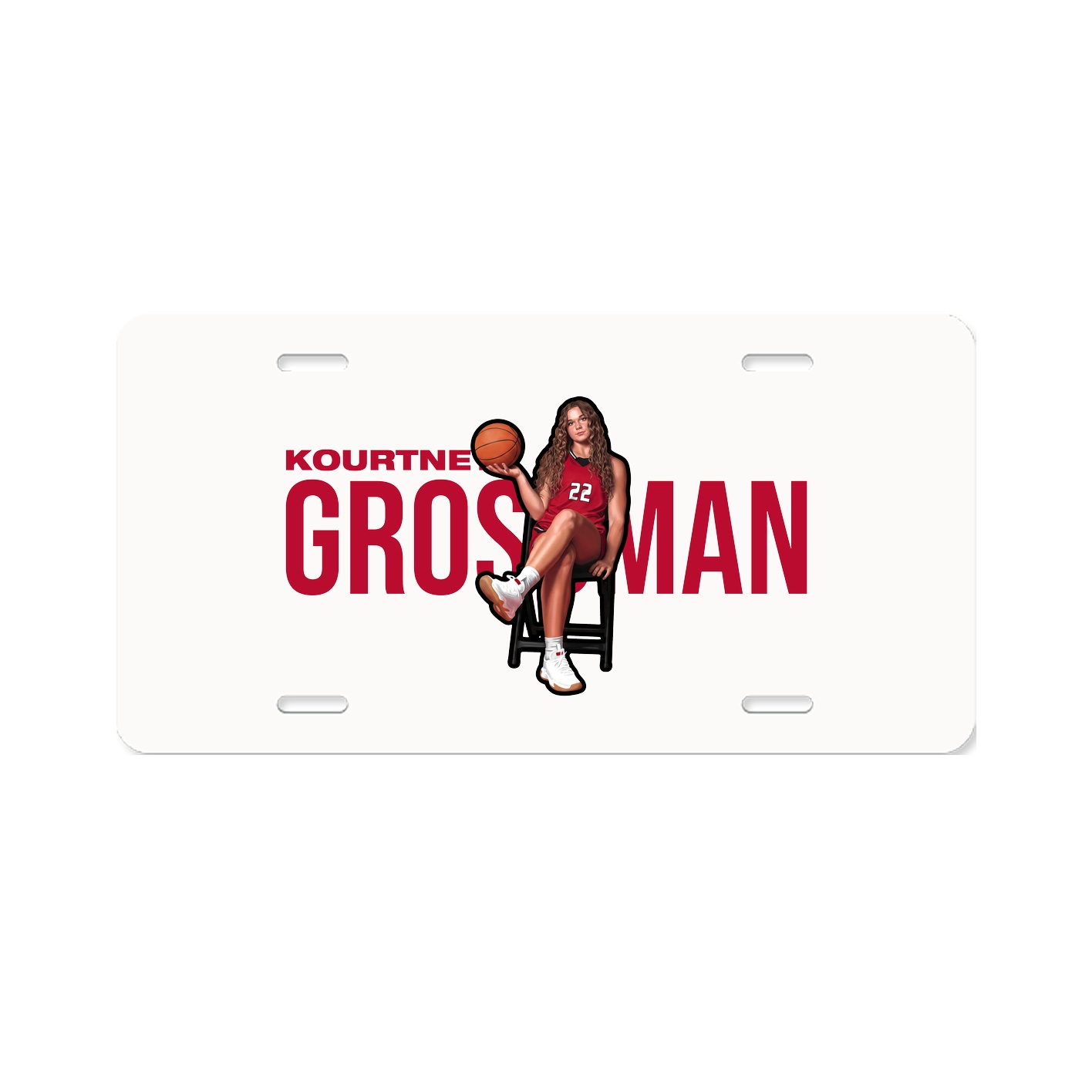 License Plate — Player Name in Classic