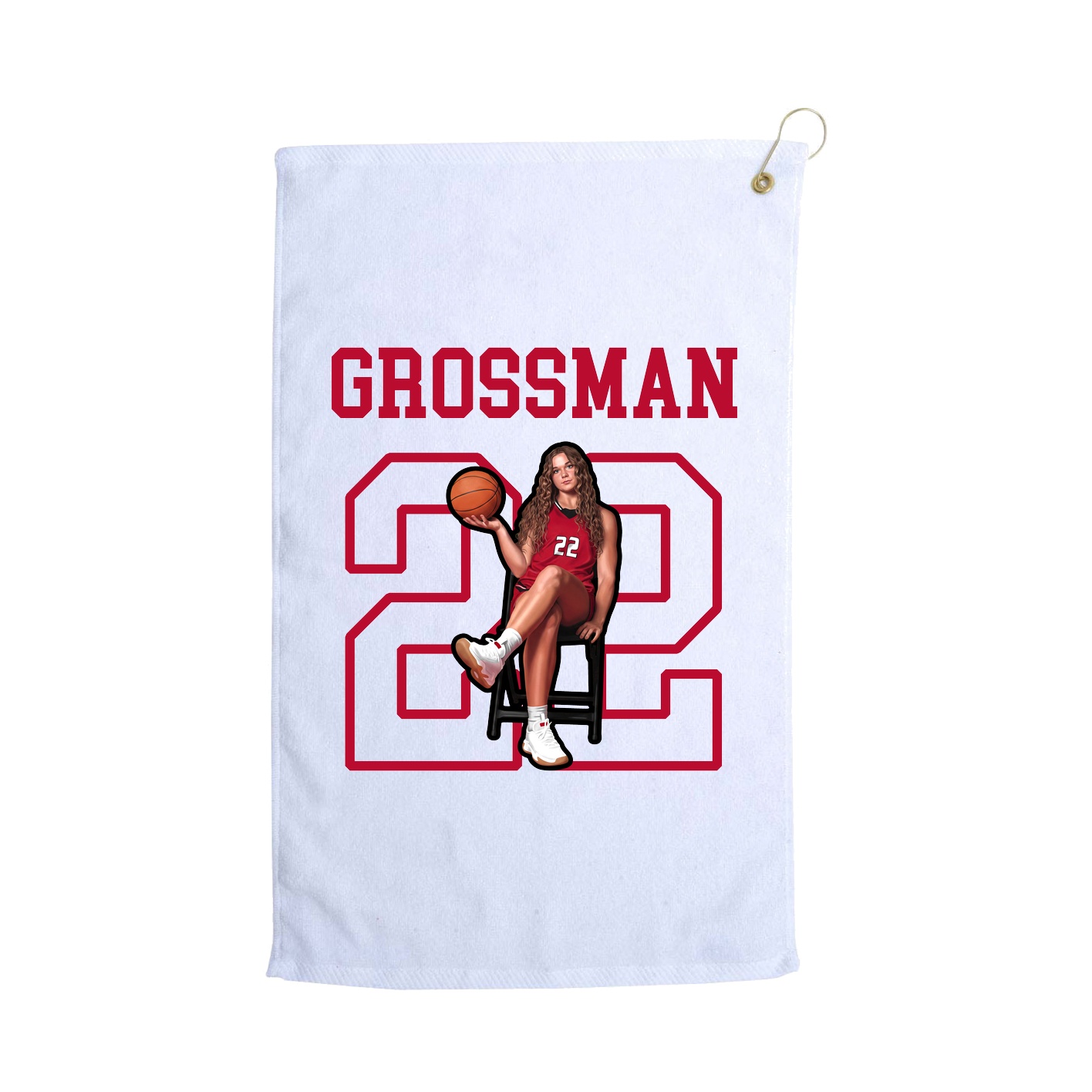 Golf Towel — Shirsey in White
