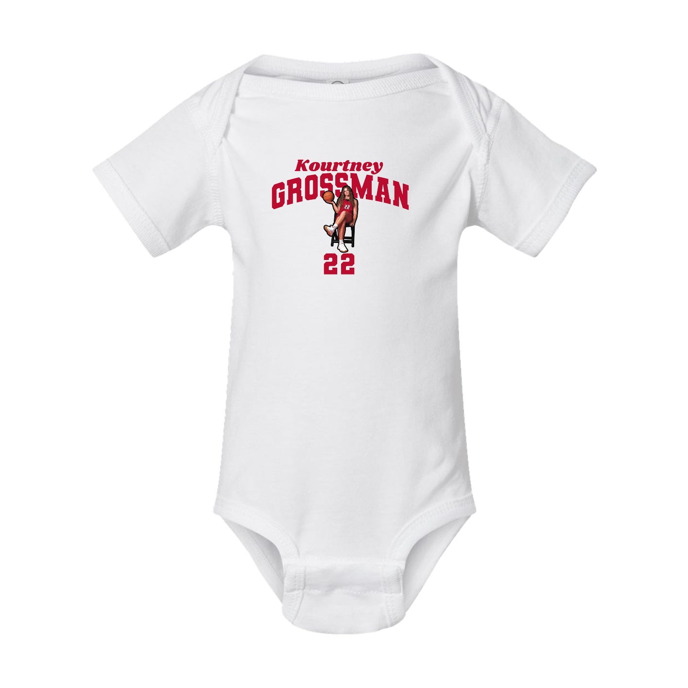 Baby Onesie — Signature Arch in White