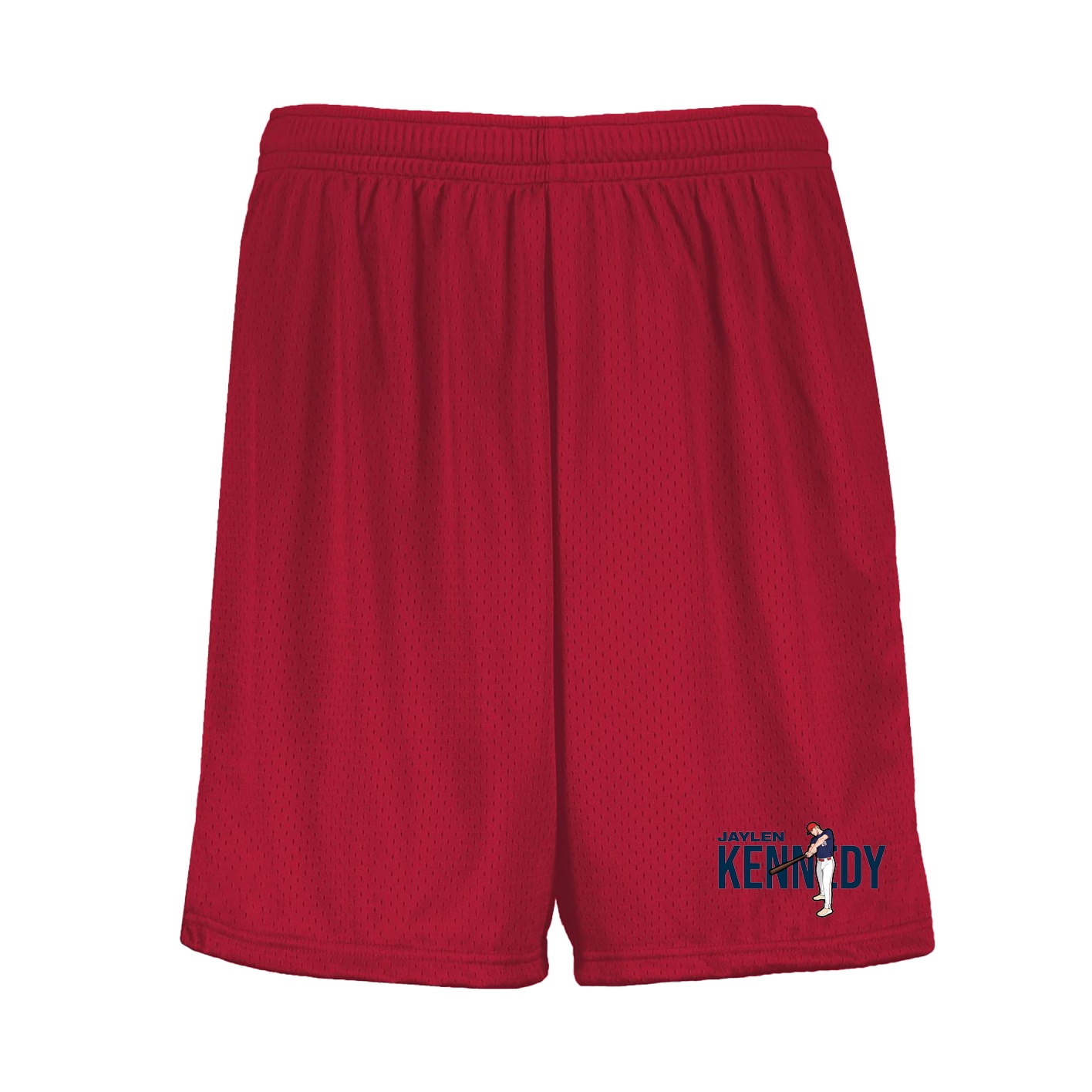 Shorts — Player Name in Red