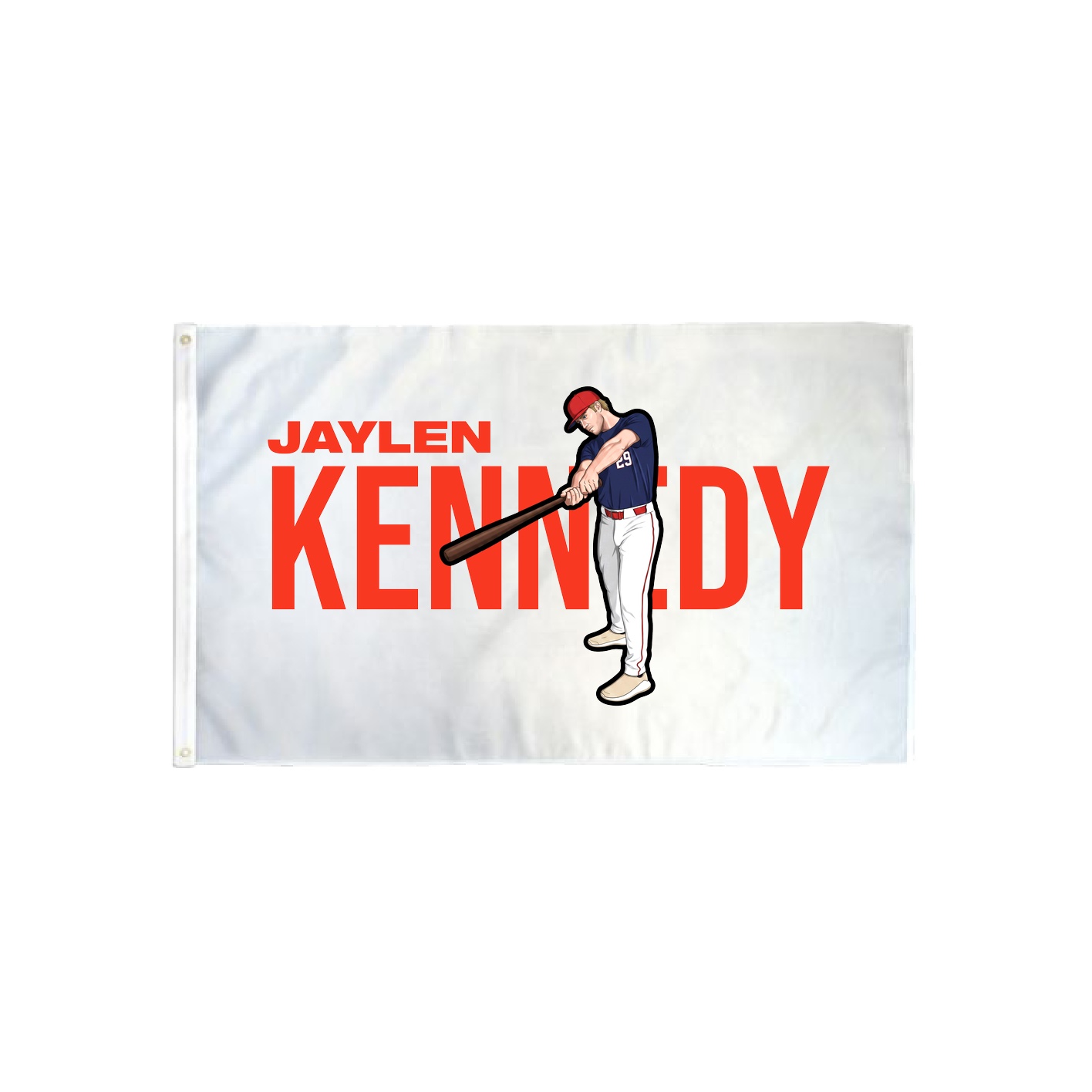 3x5 Flag — Player Name in Classic