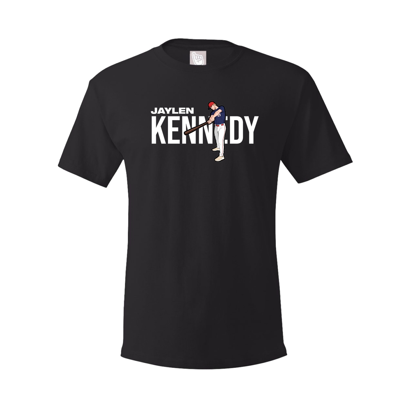 Youth Tee — Player Name in Black