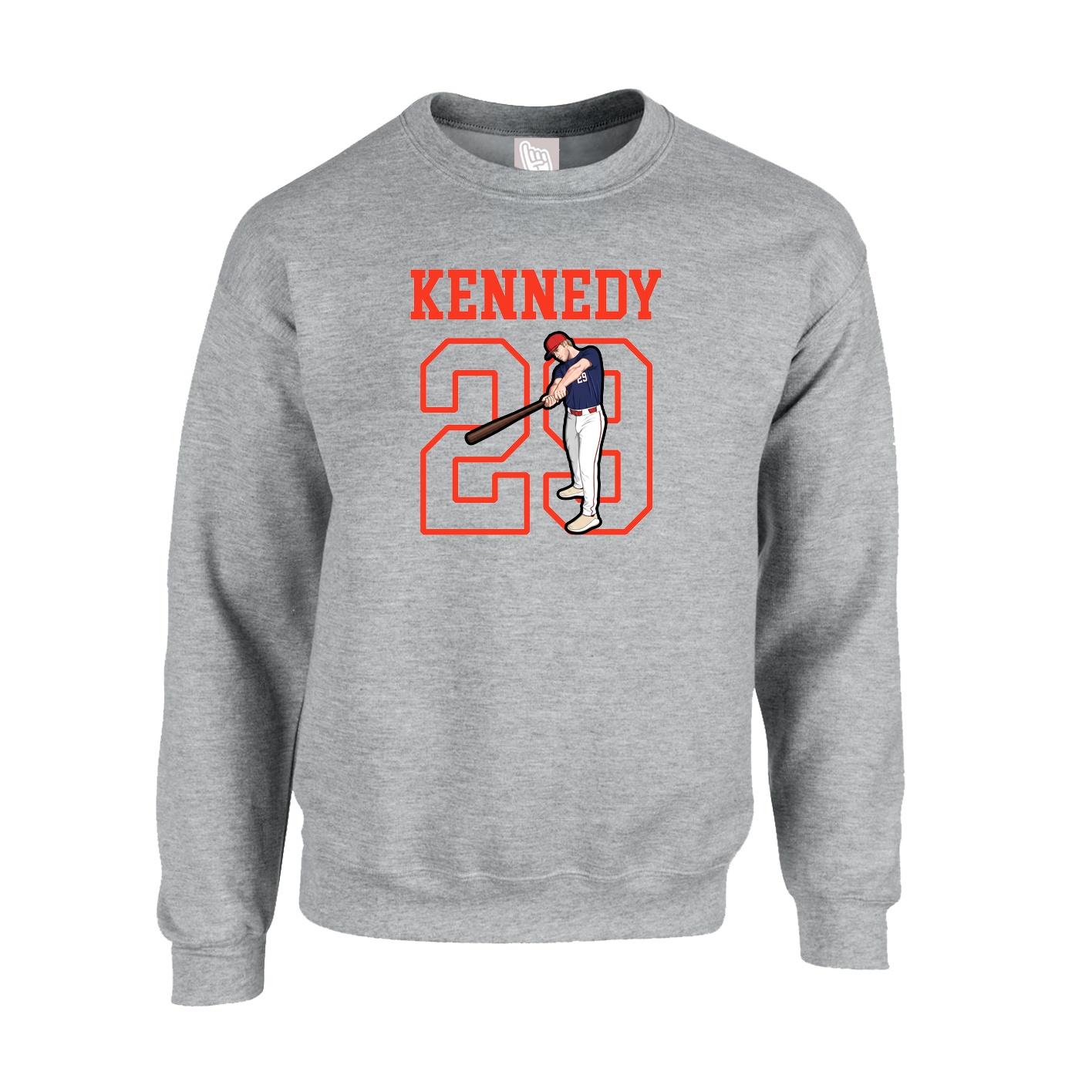 Fleece Crew — Shirsey in Grey