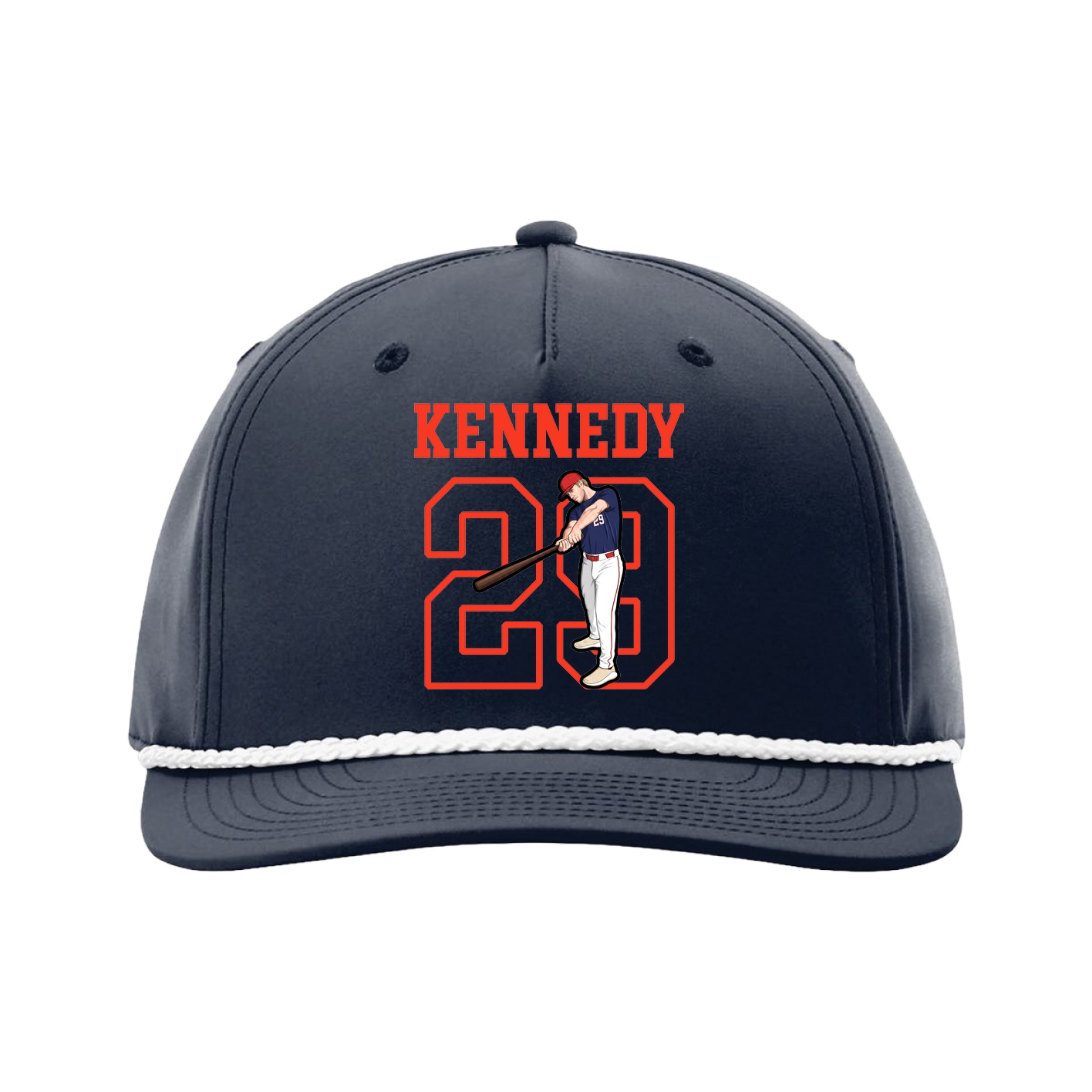 Five-Panel Classic Rope Cap — Shirsey in Navy