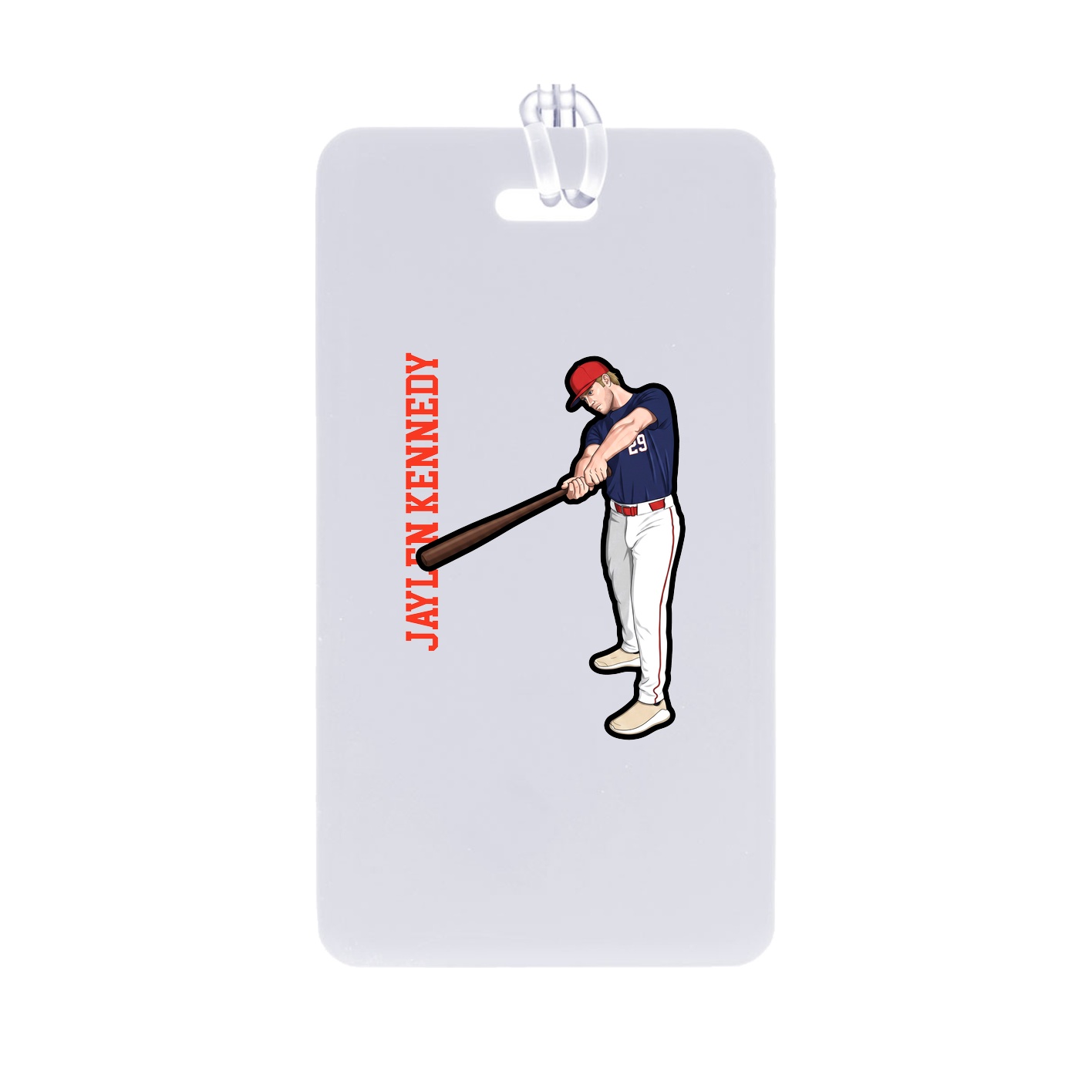 Bag Tag — Name Vertical in Classic