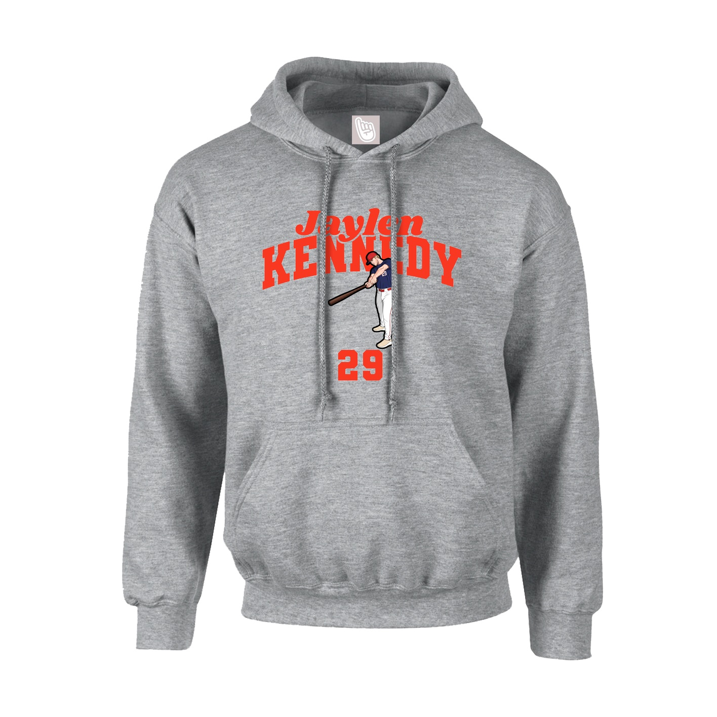 Hoodie — Signature Arch in Grey