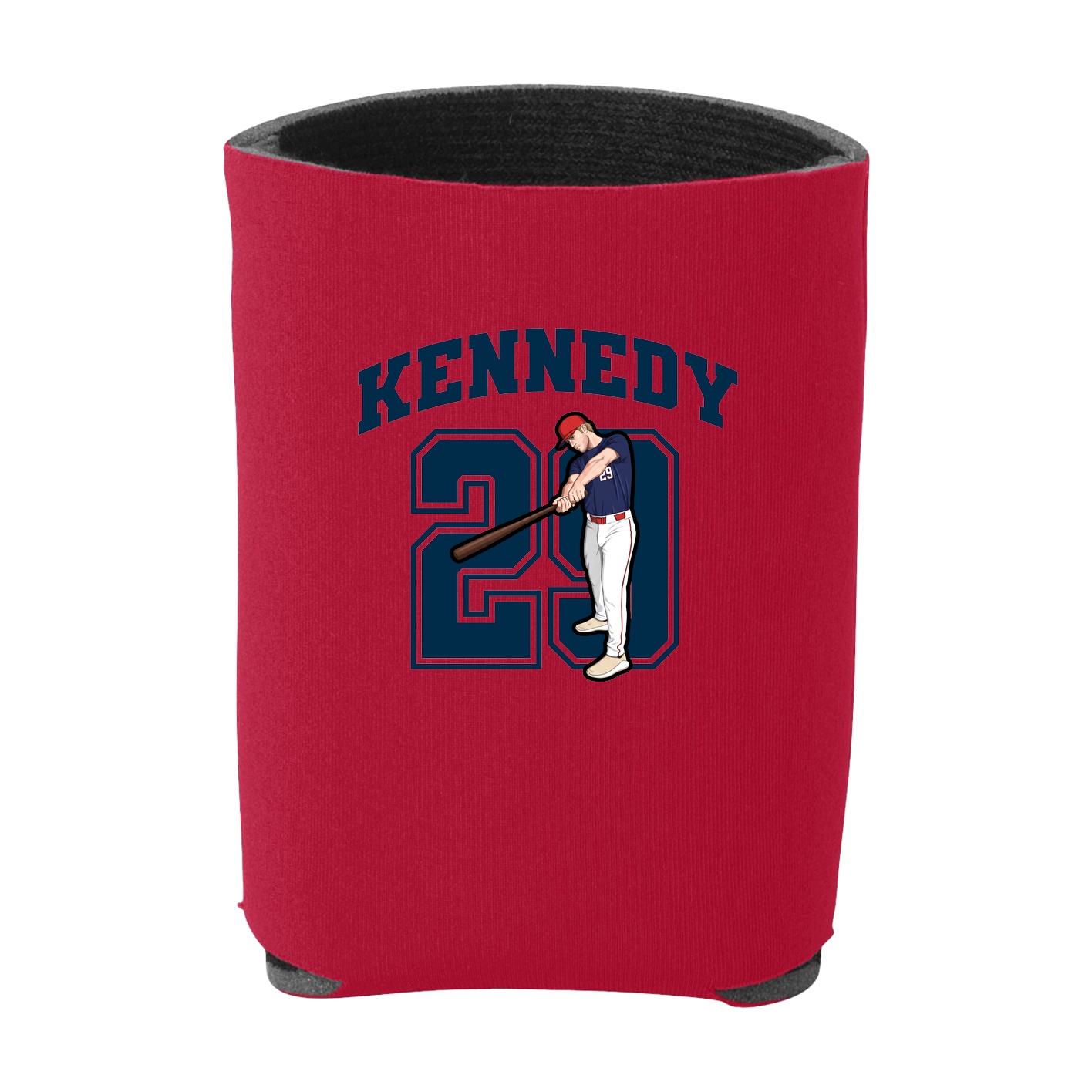 Can Holder — Number in Red