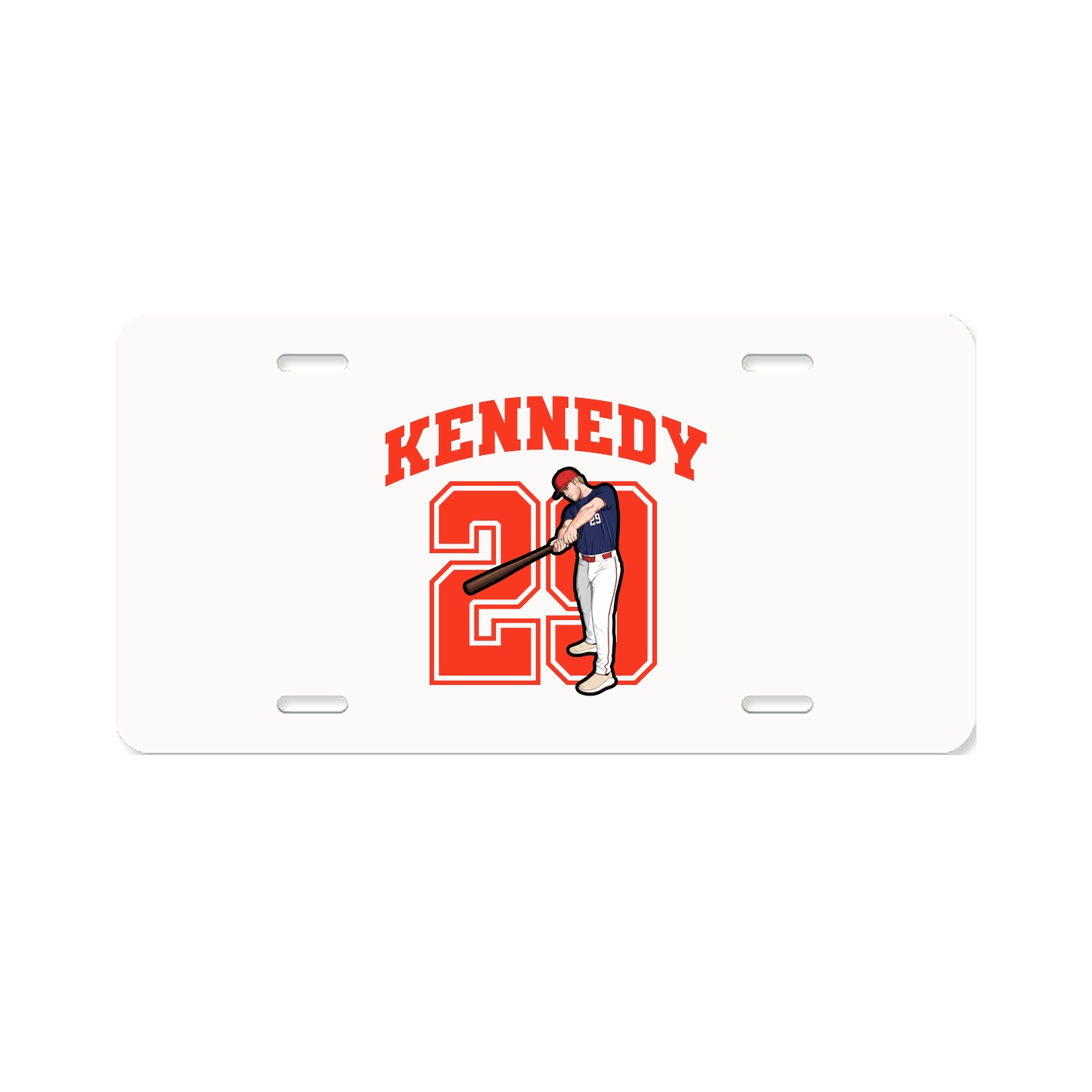 License Plate — Number in Classic