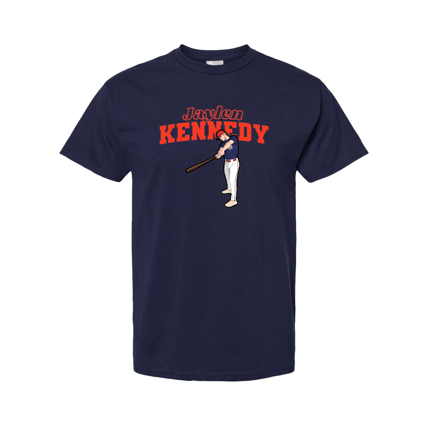Tee — Name Arch in Navy