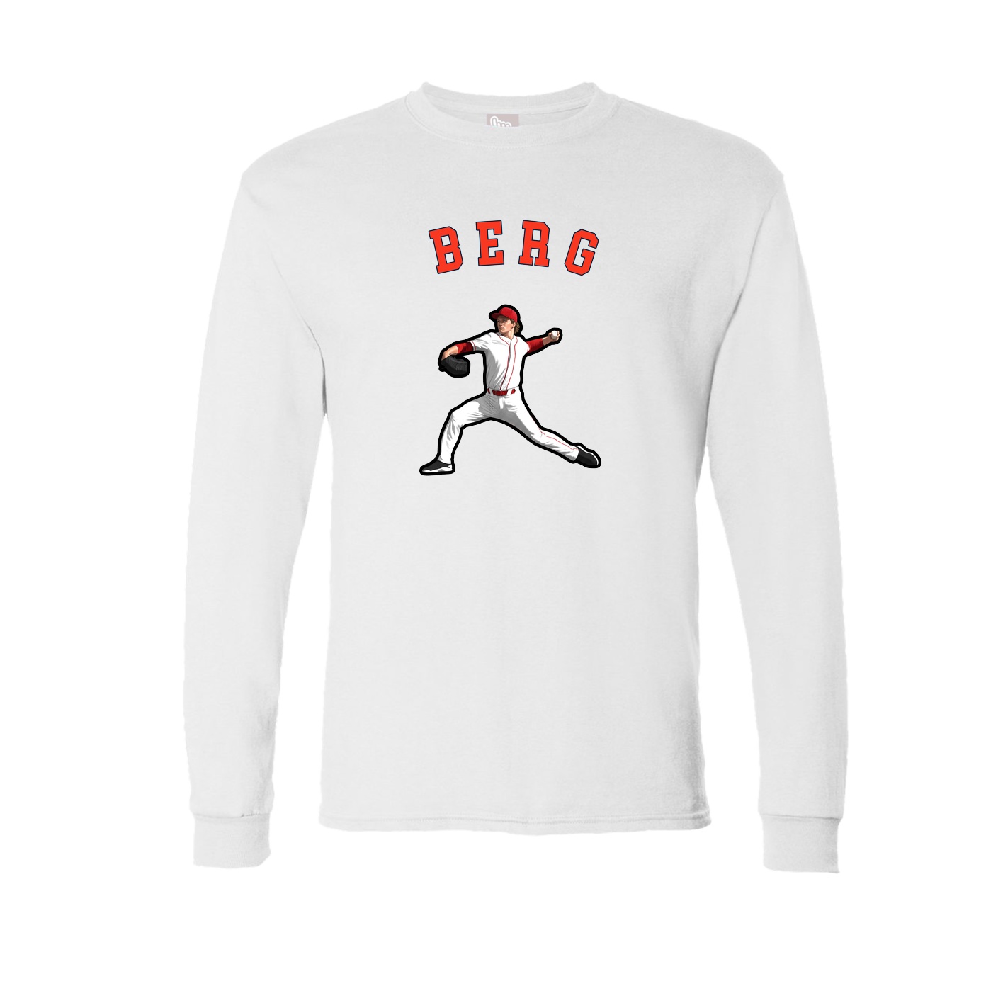 Long Sleeve Tee — Shirsey Arch in White