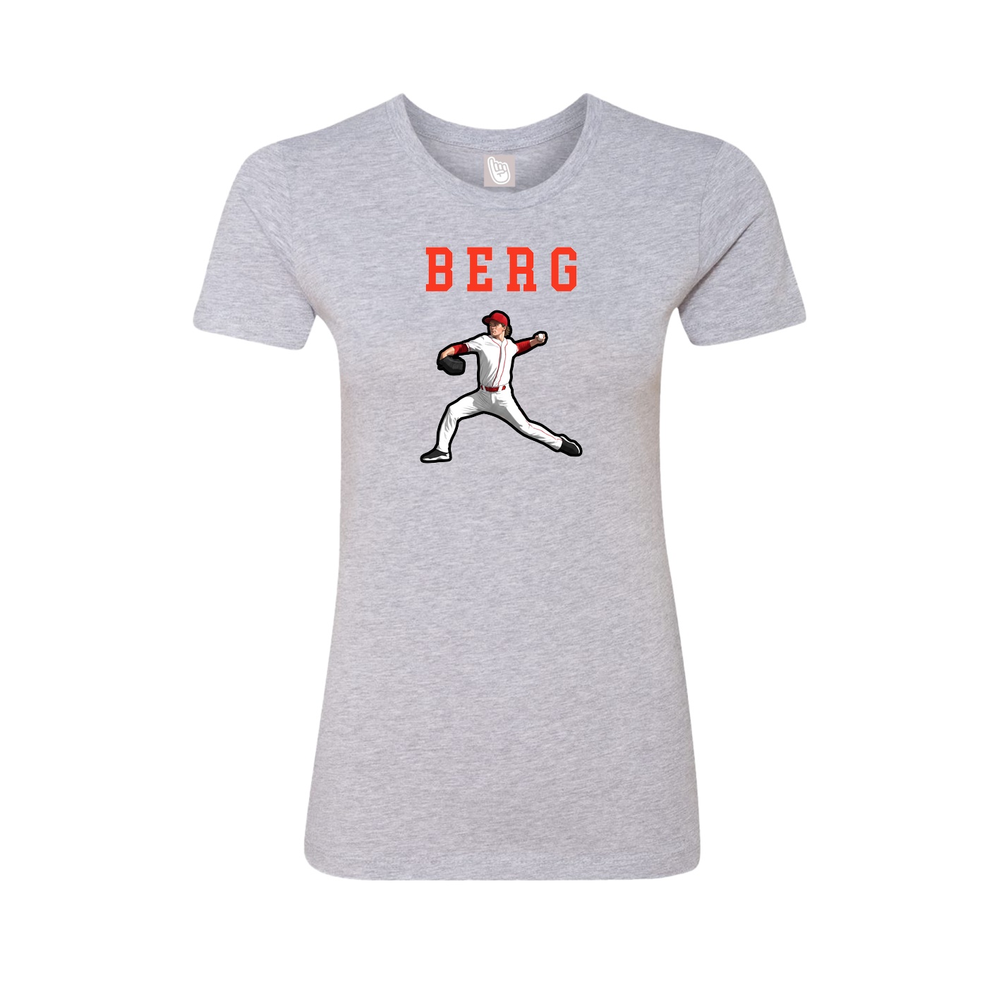 Fitted Women's Tee — Shirsey in Grey
