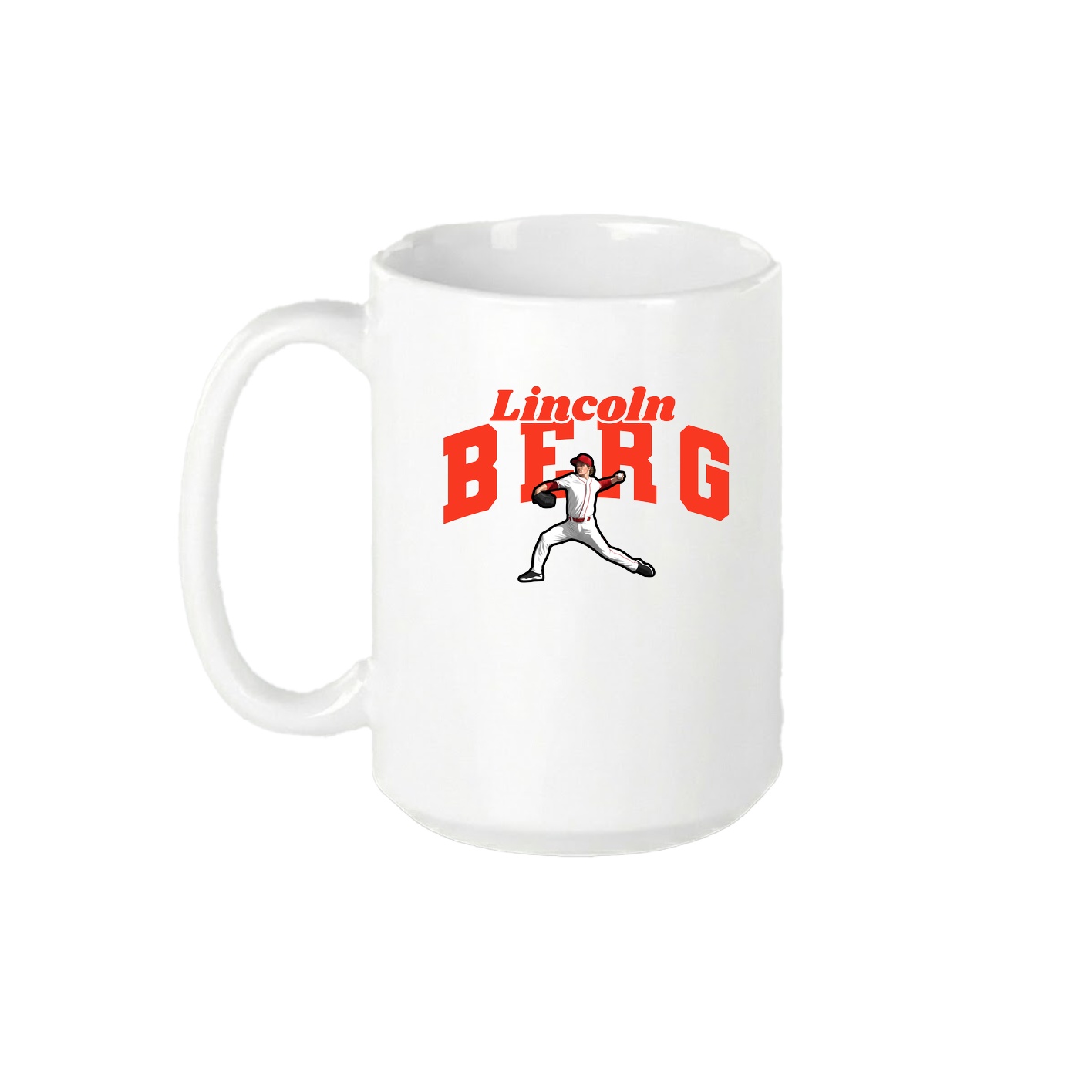 15oz Coffee Mug — Signature Arch in White
