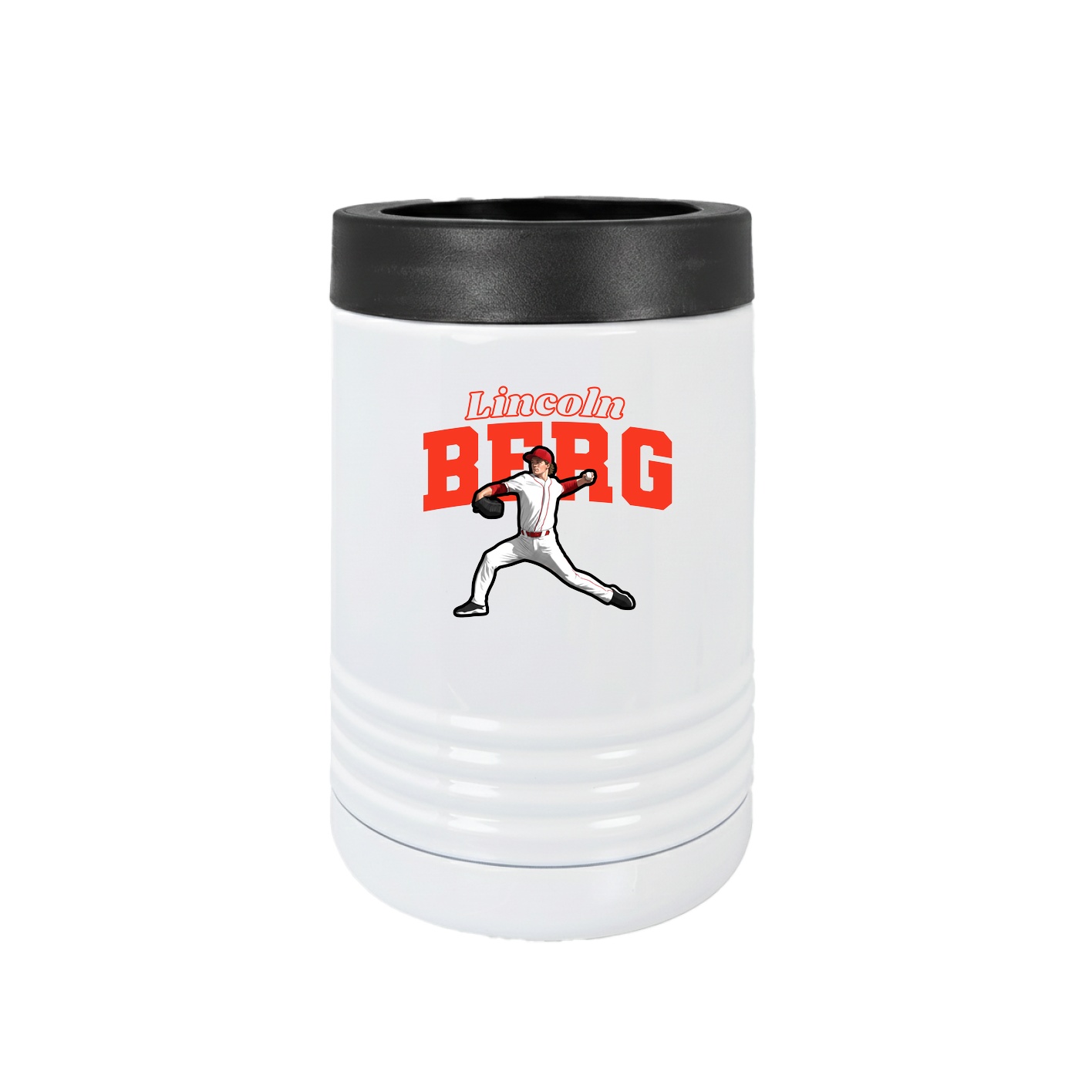 Beverage Holder — Name Arch in White