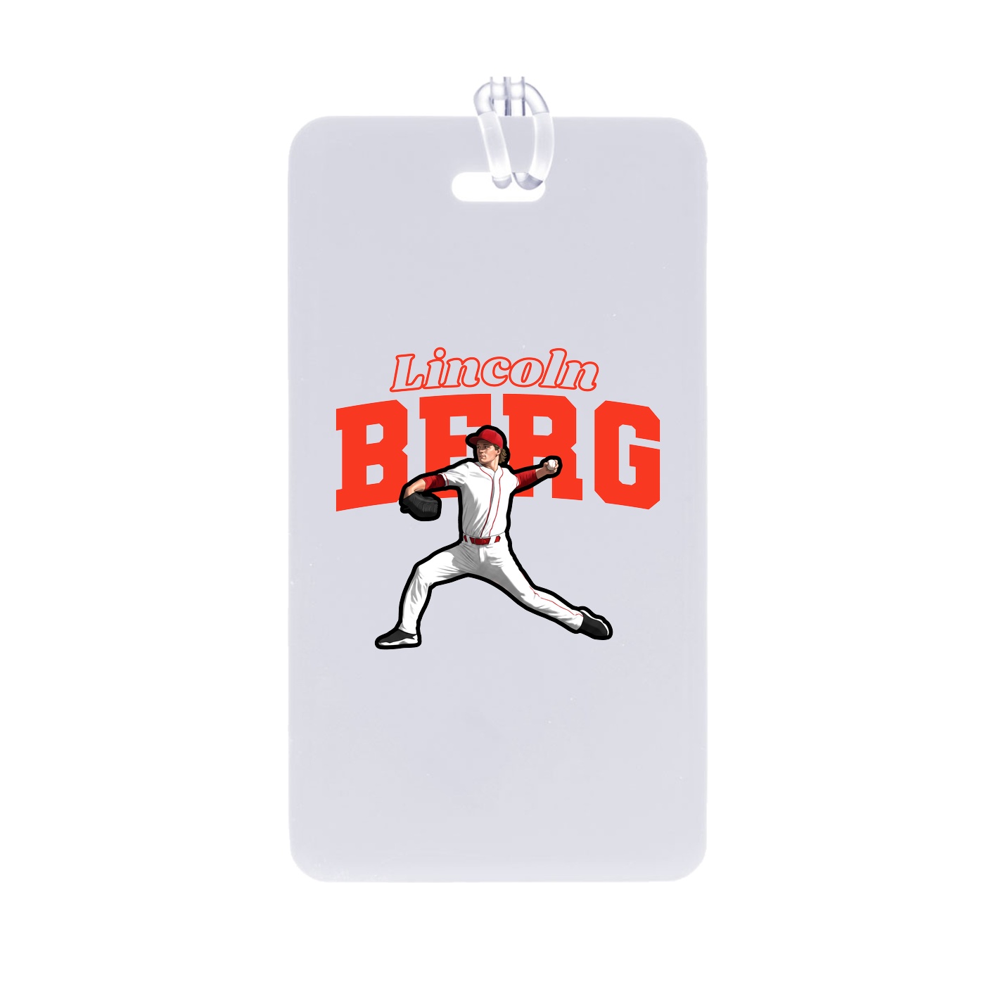 Bag Tag — Name Arch in Classic