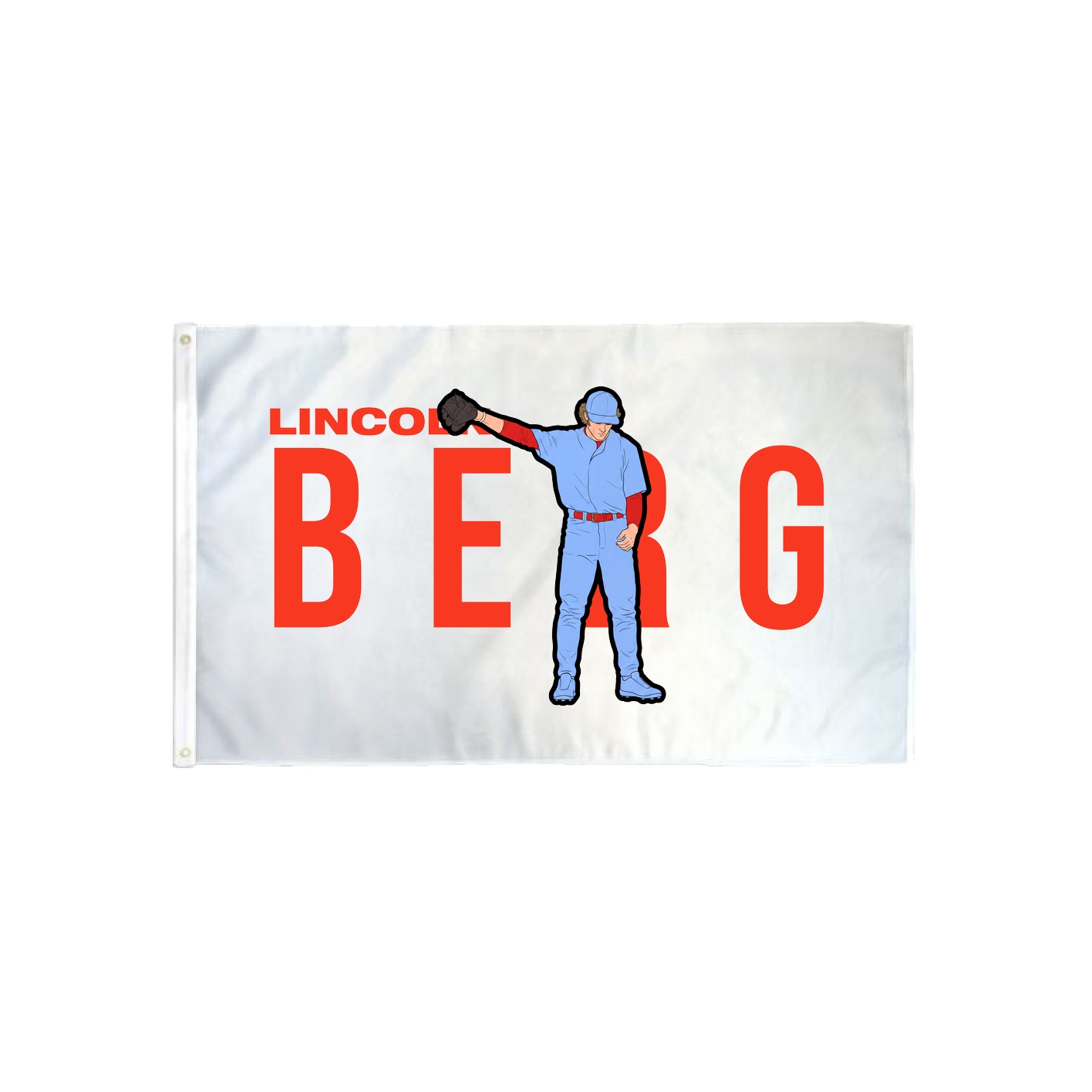 3x5 Flag — Player Name in Classic
