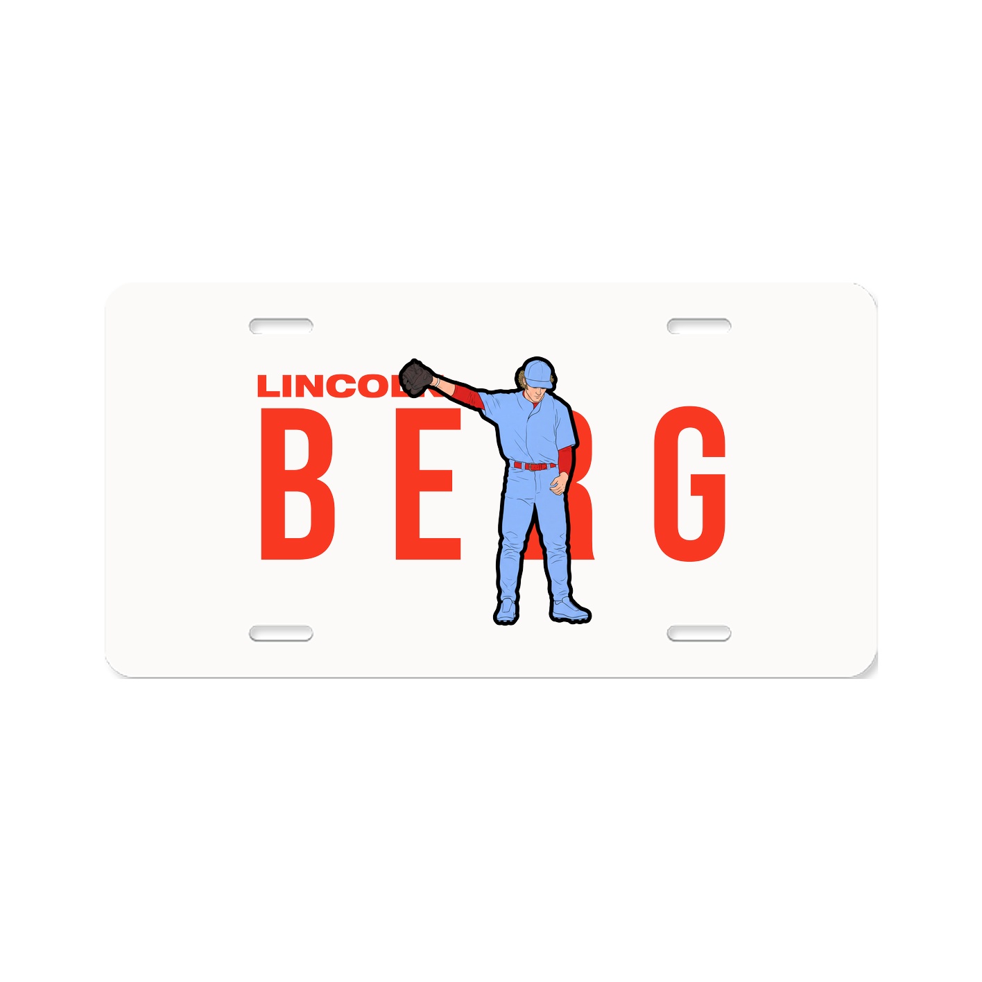 License Plate — Player Name in Classic