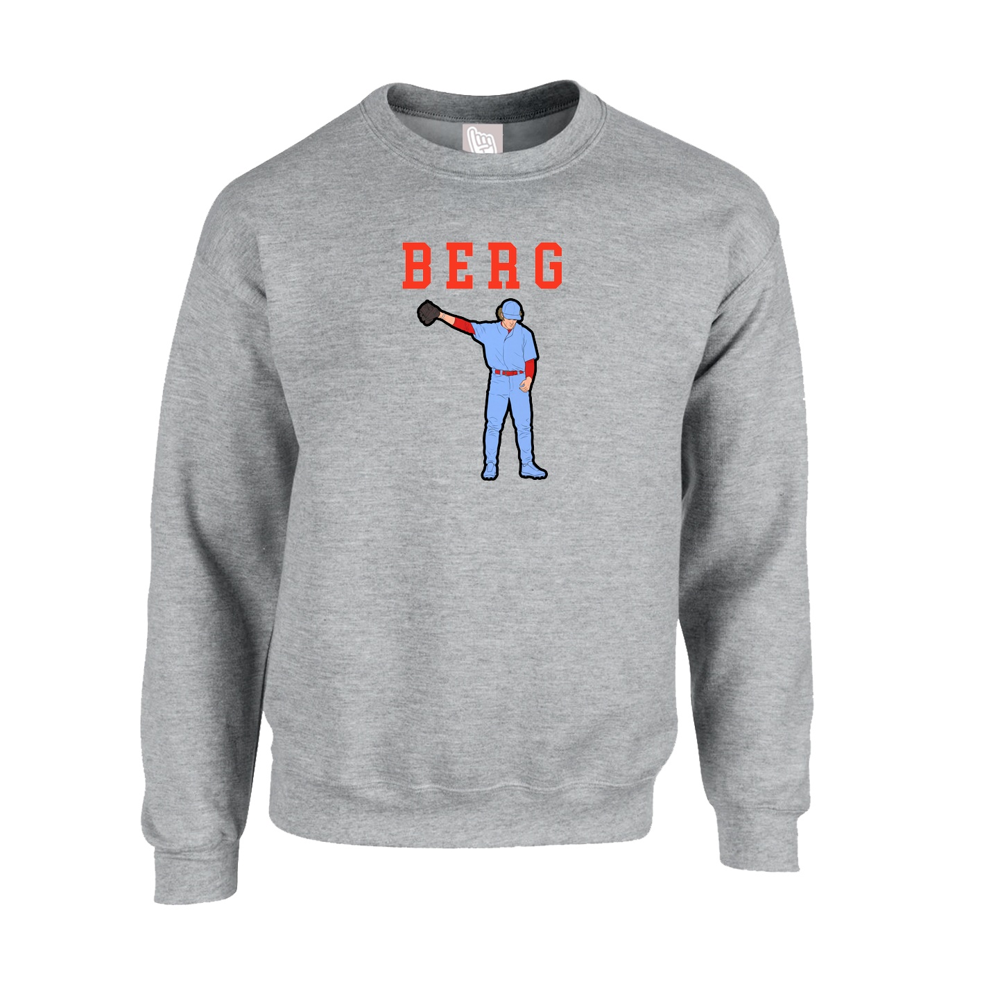 Fleece Crew — Shirsey in Grey