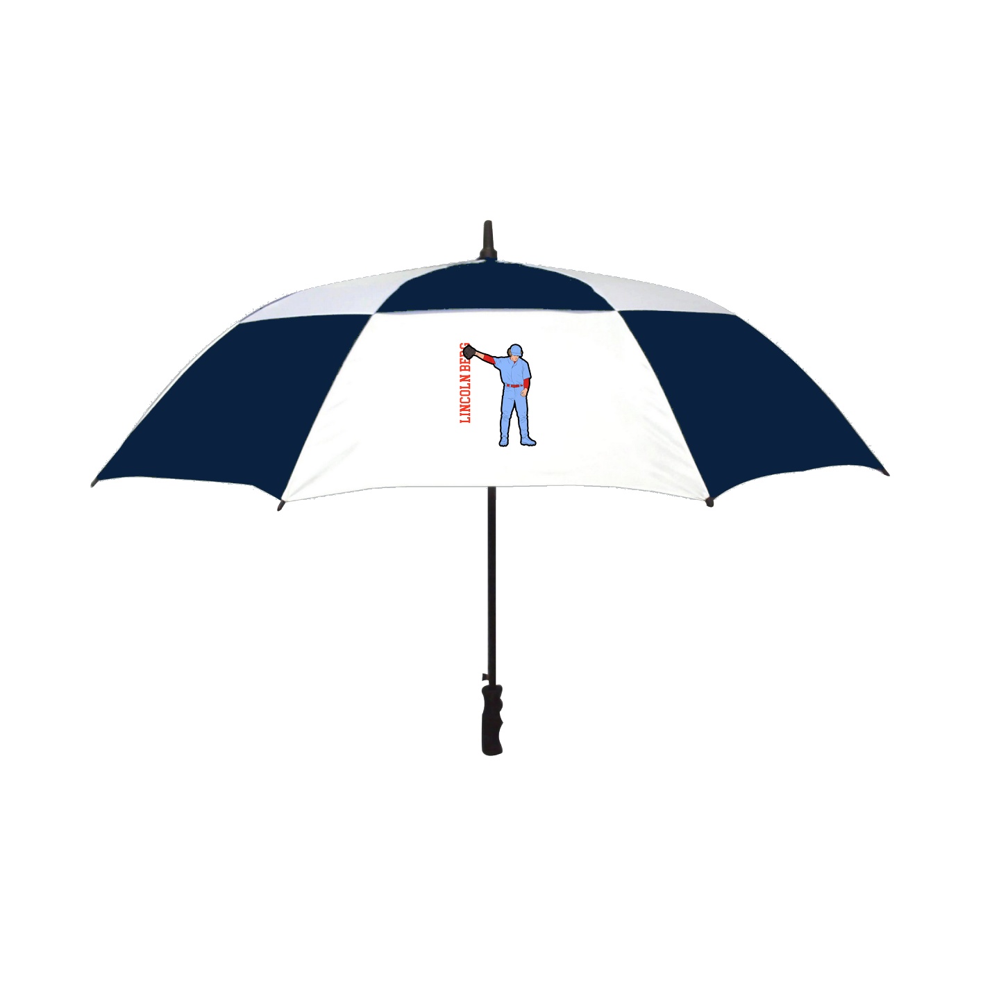 Golf Umbrella — Name Vertical in Navy