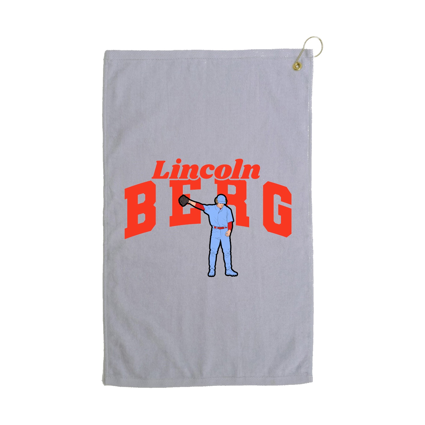 Golf Towel — Signature Arch in Grey