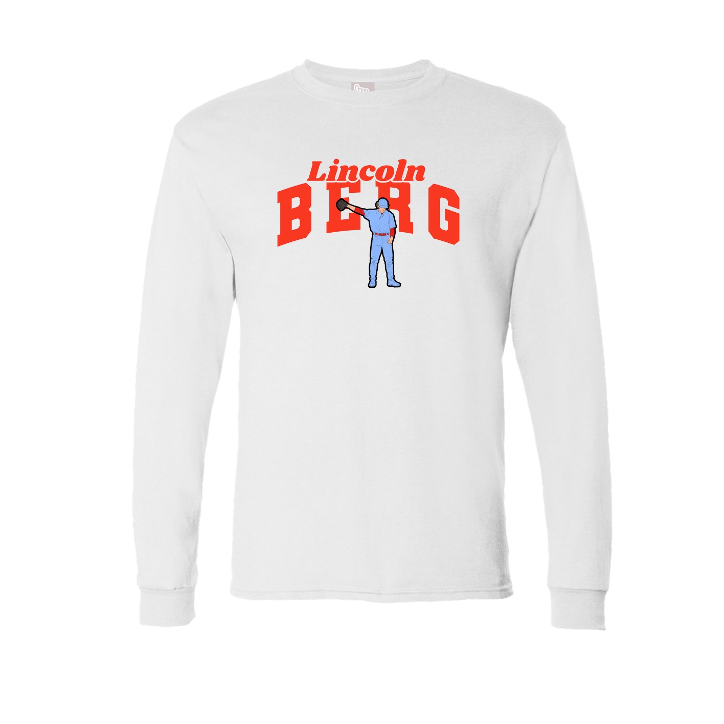Long Sleeve Tee — Signature Arch in White