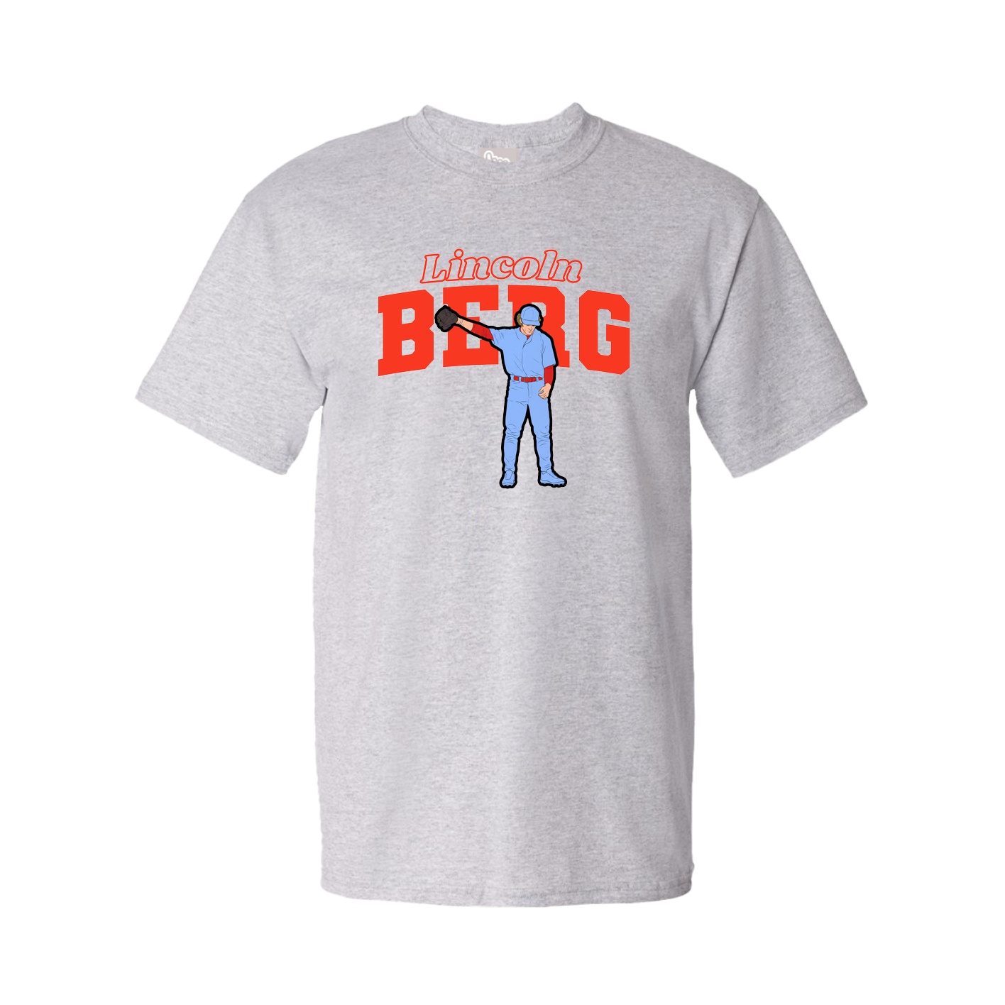 Tee — Name Arch in Grey
