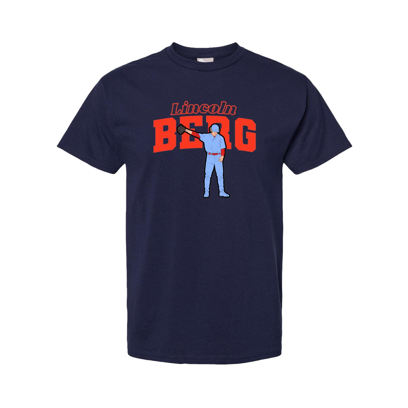 Youth Tee — Name Arch in Navy
