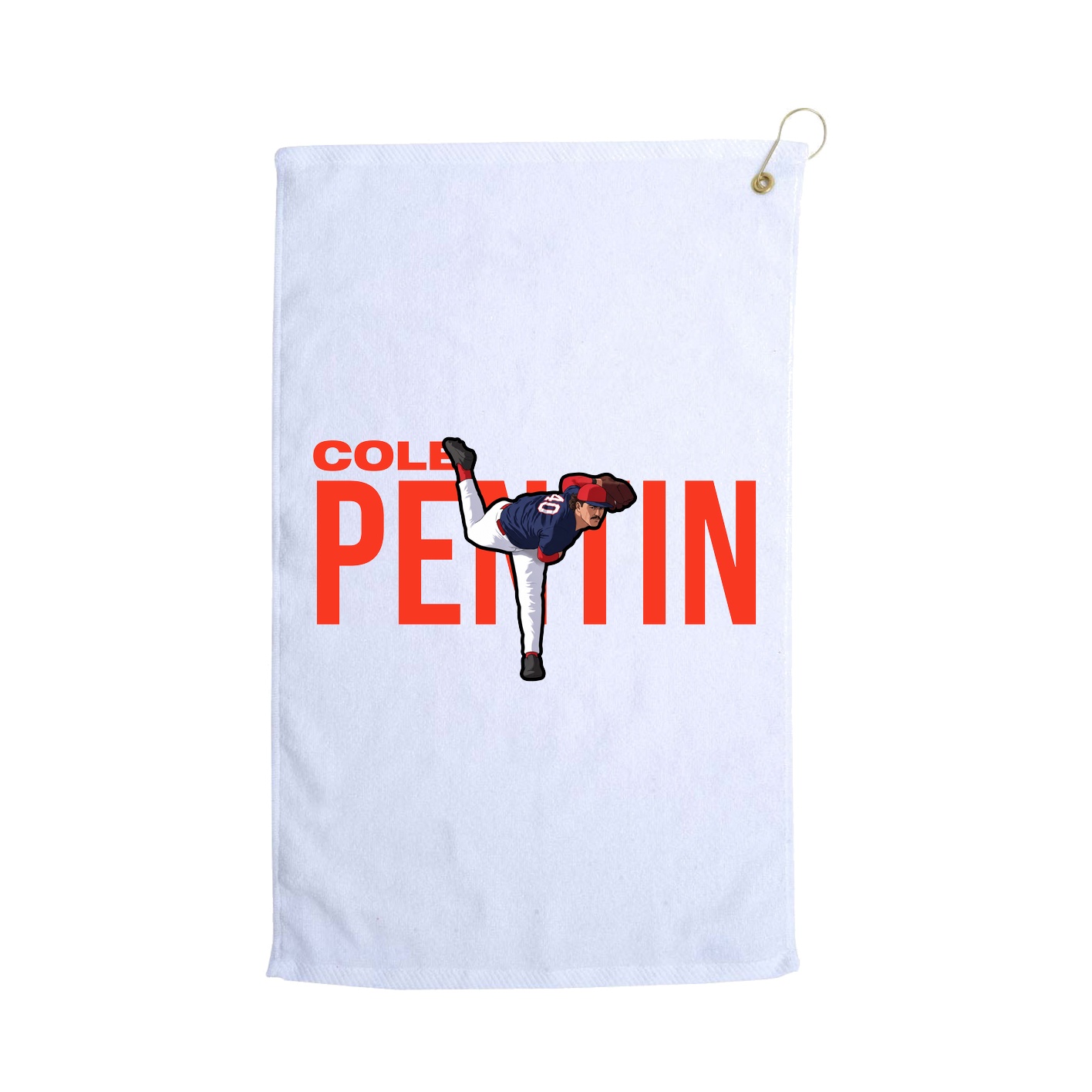Golf Towel — Player Name in White