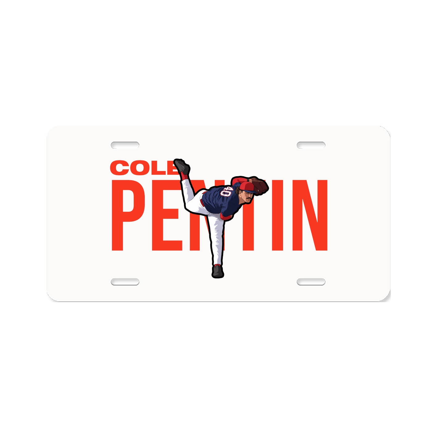 License Plate — Player Name in Classic