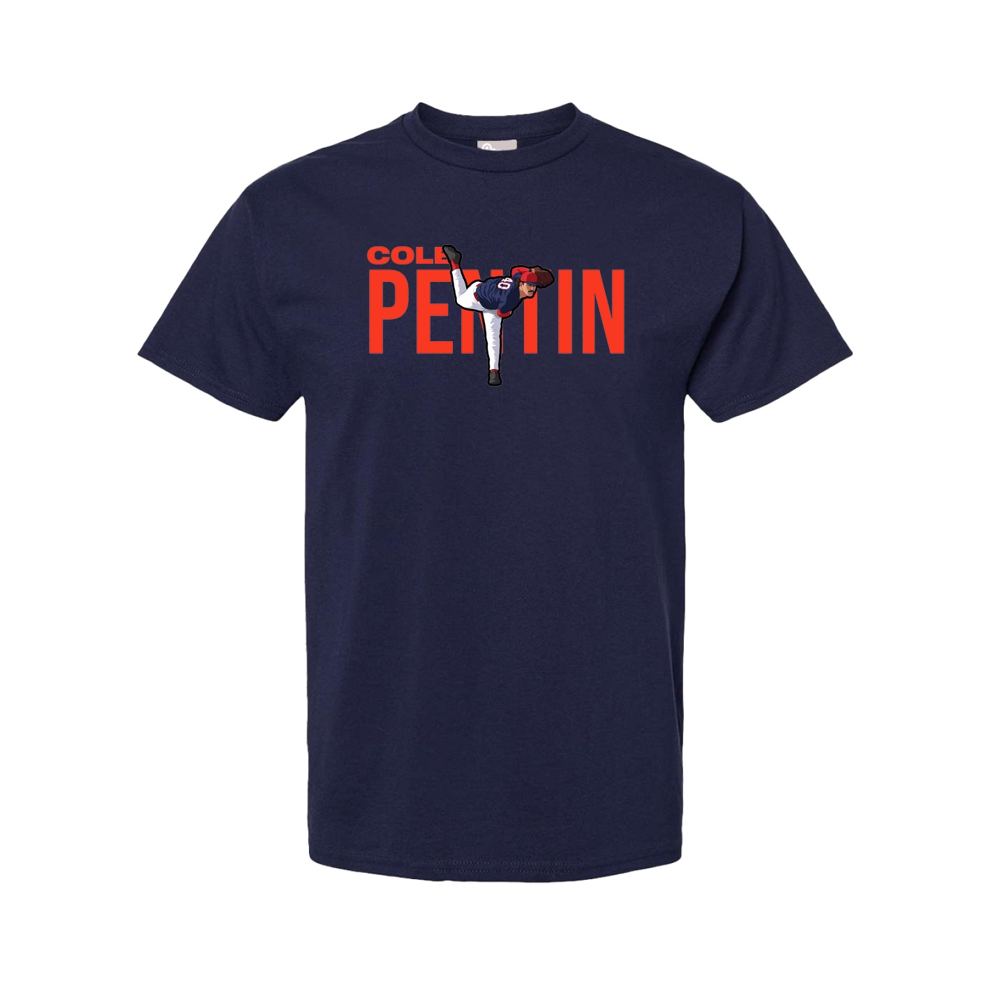 Tee — Player Name in Navy