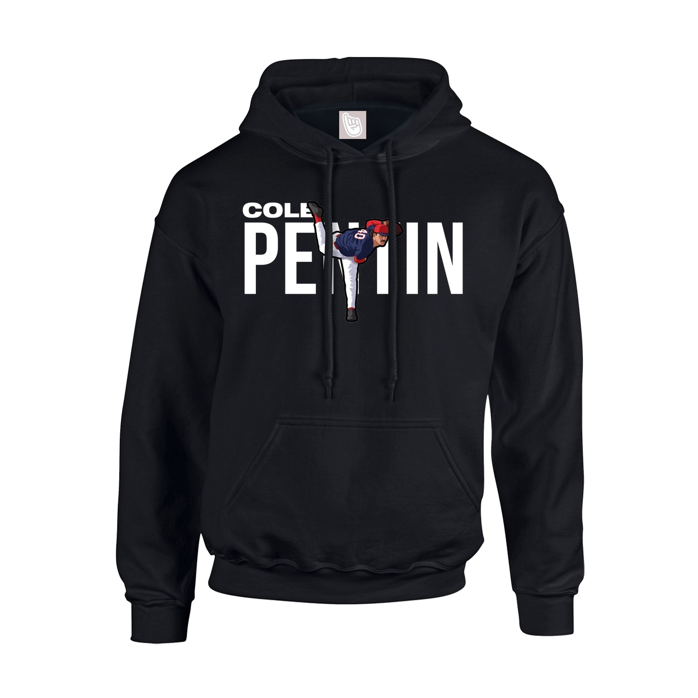 Youth Hoodie — Player Name in Black