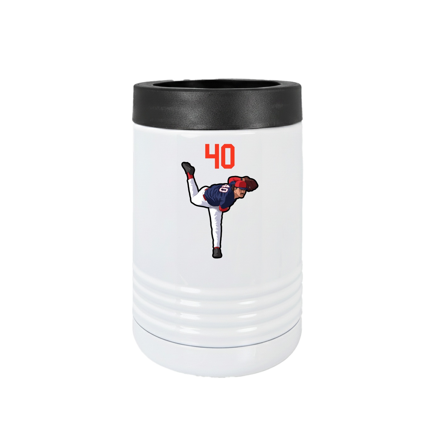 Beverage Holder — Number Top in White