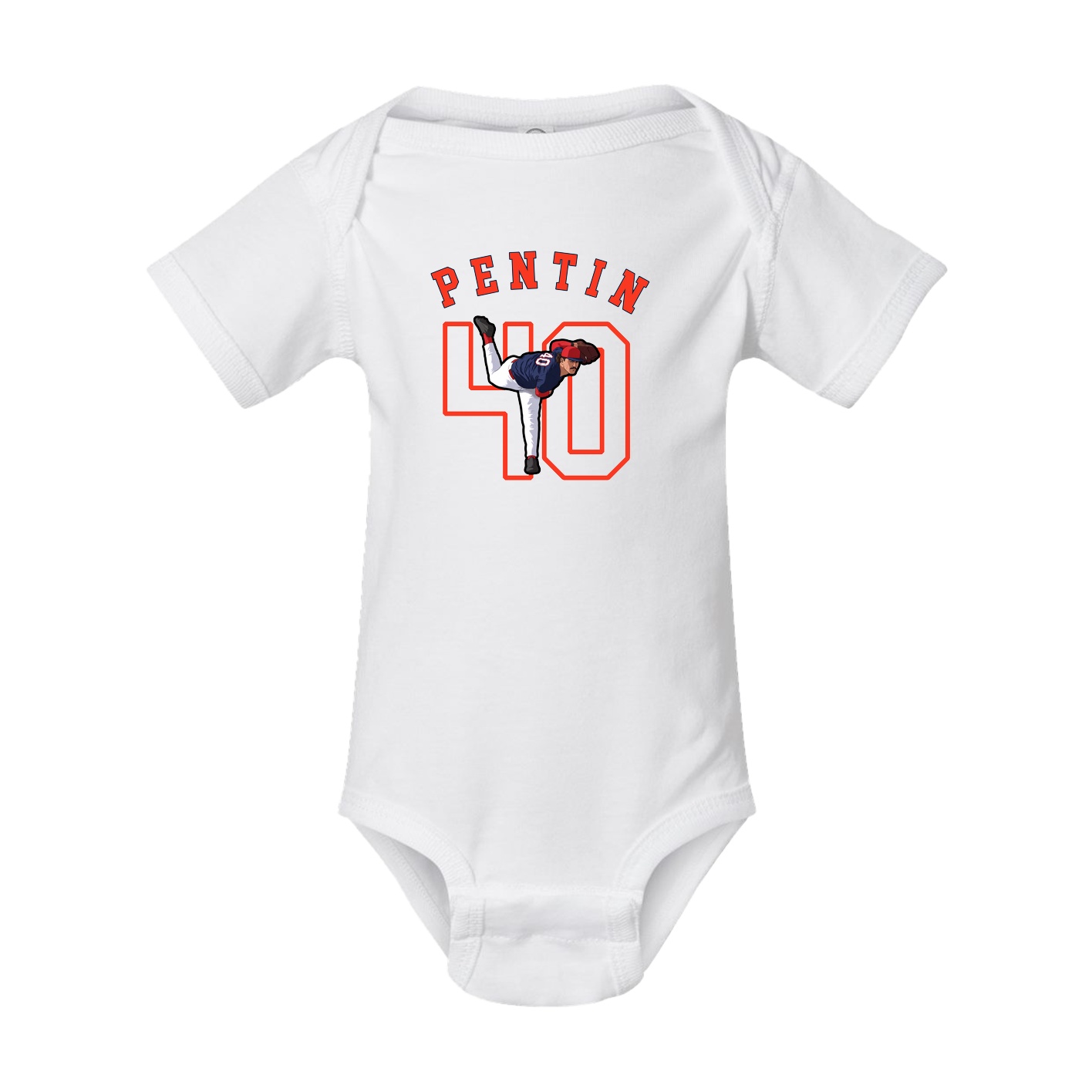 Baby Onesie — Shirsey Arch in White