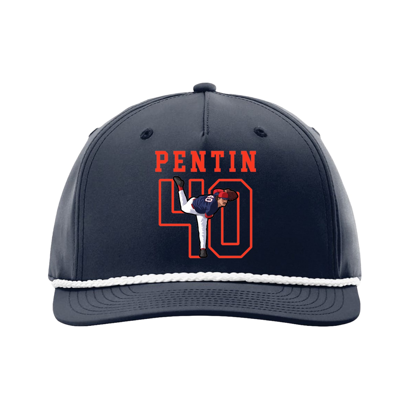 Five-Panel Classic Rope Cap — Shirsey in Navy