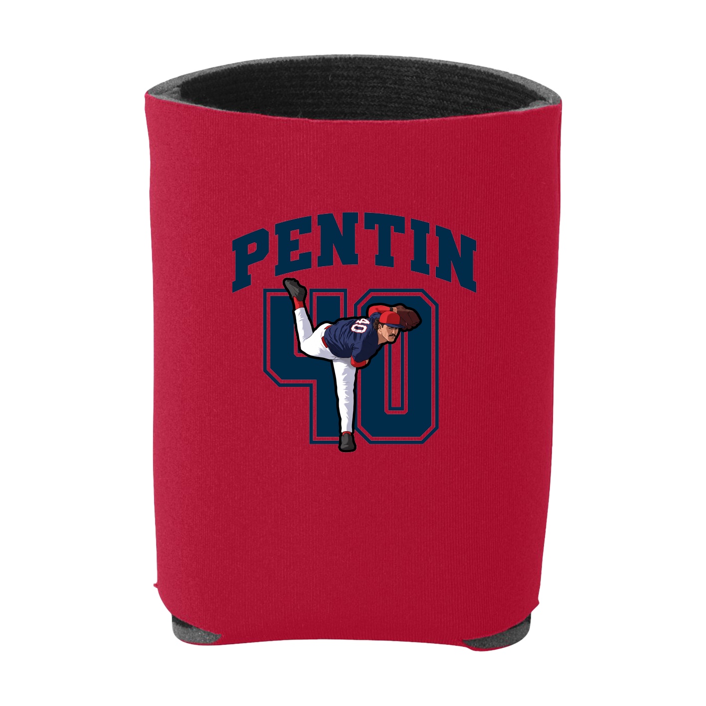 Can Holder — Number in Red
