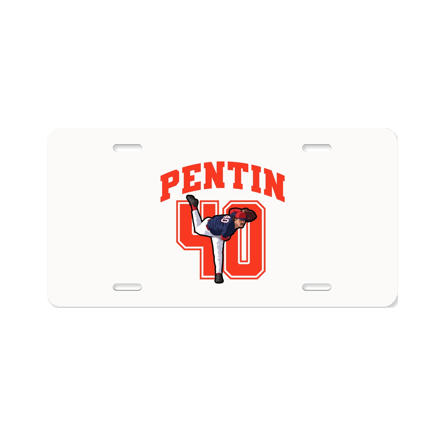 License Plate — Number in Classic